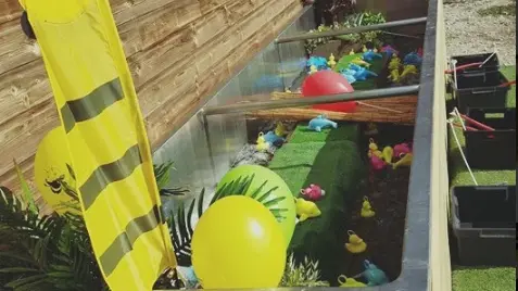 Pêche aux canards à la miellerie La Grange aux Abeilles - Estivareilles 42380