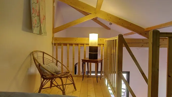 Mezzanine chambre soleil couchant
Le Grand Noyer Ambronay