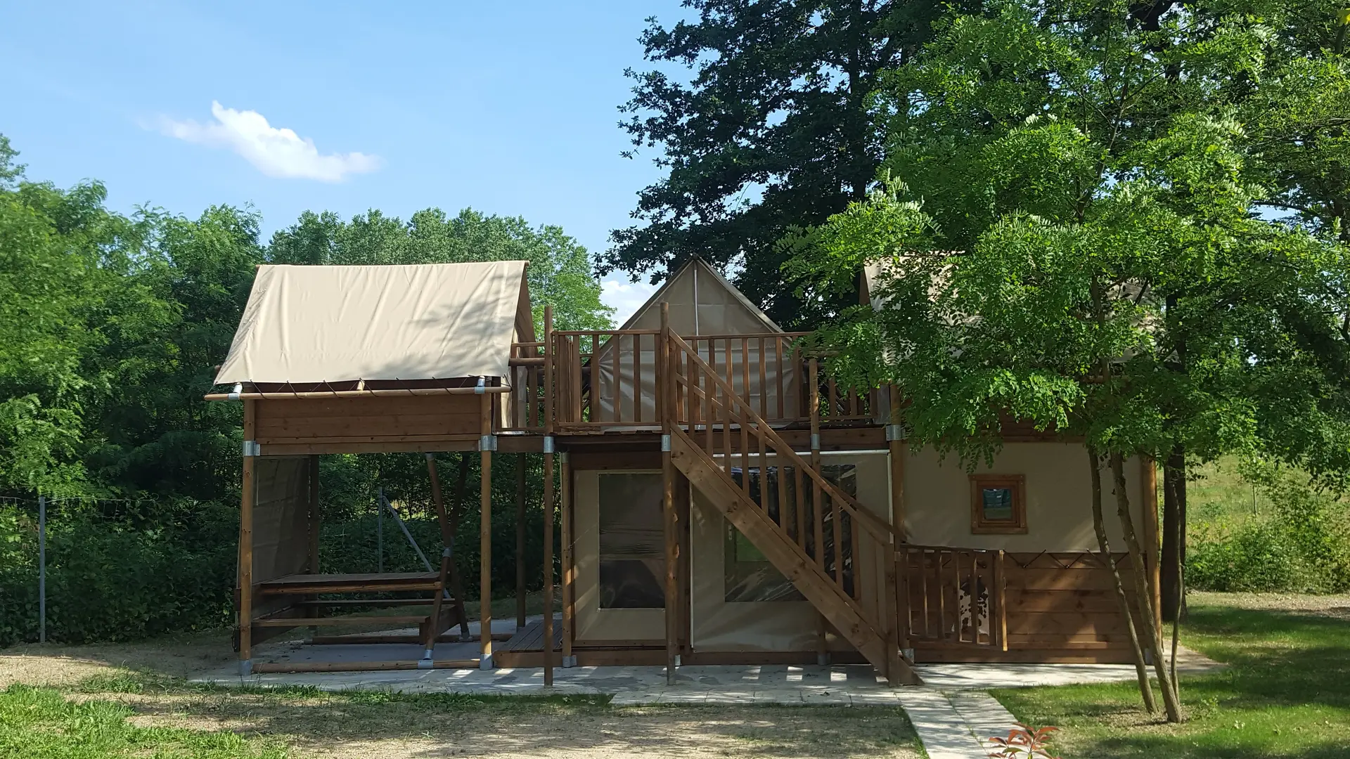 le nid du camping de Cormoranche