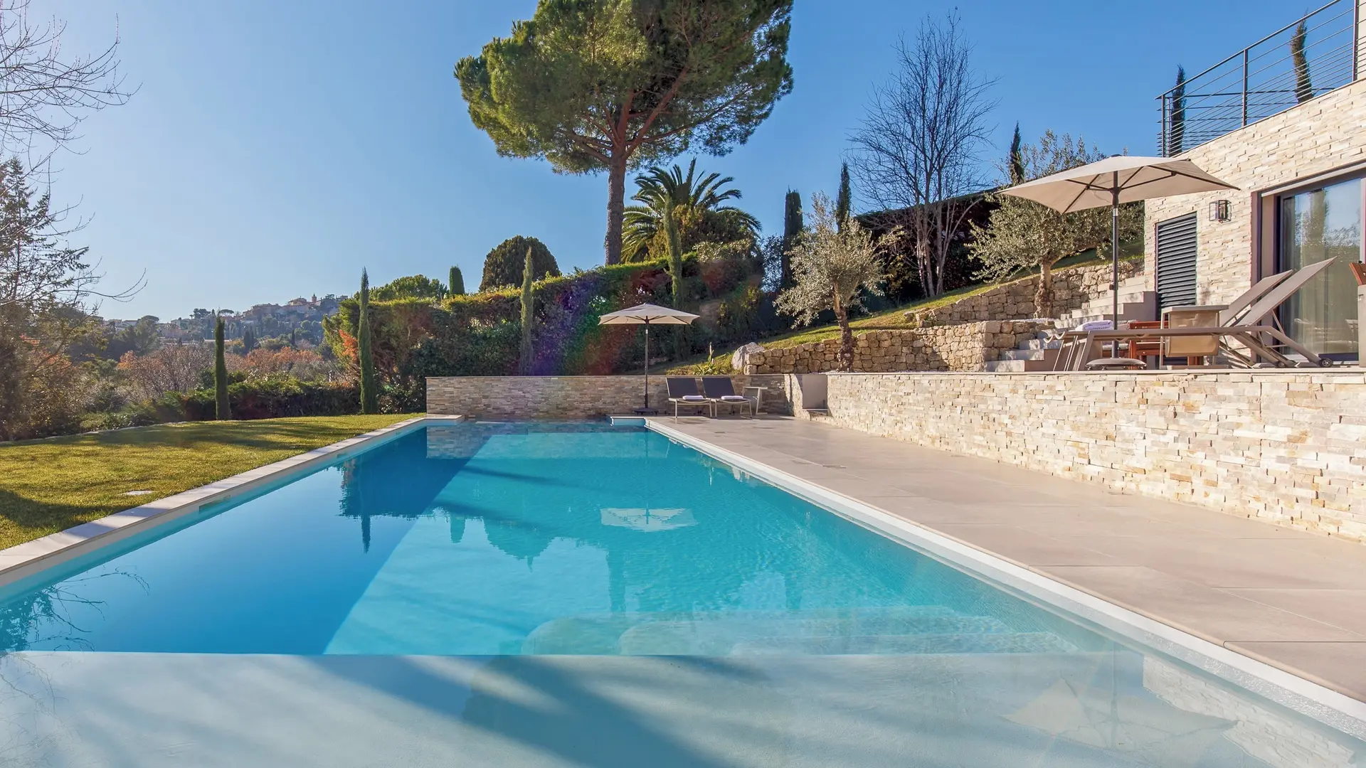 Piscine Villa Soha Mougins