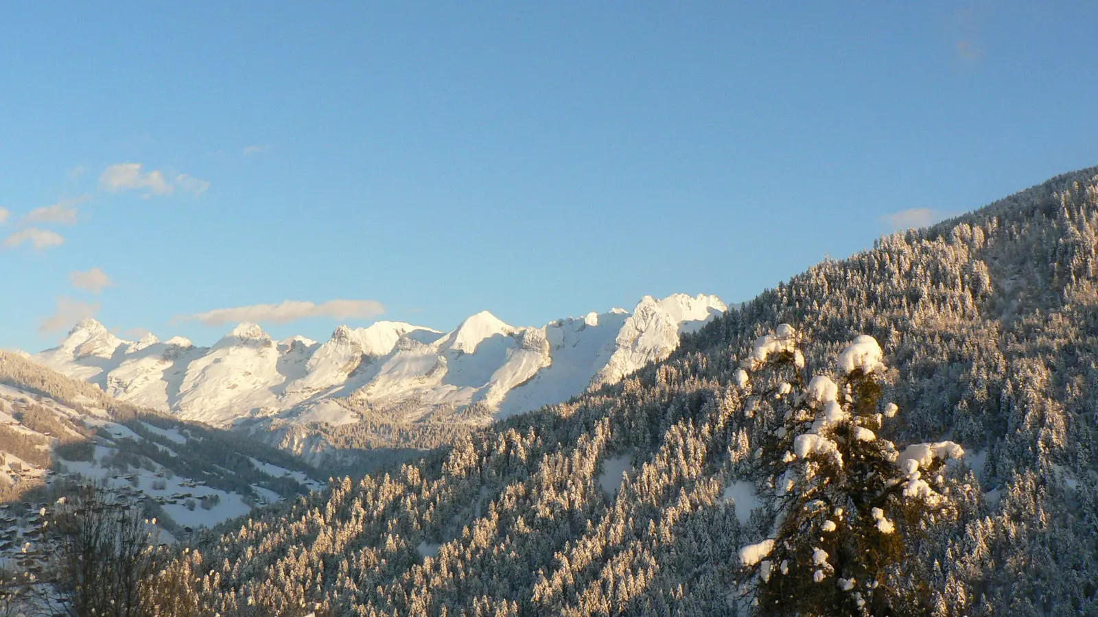Sentiers raquettes au Grand-Bornand 27 : La Communaille Le Replain