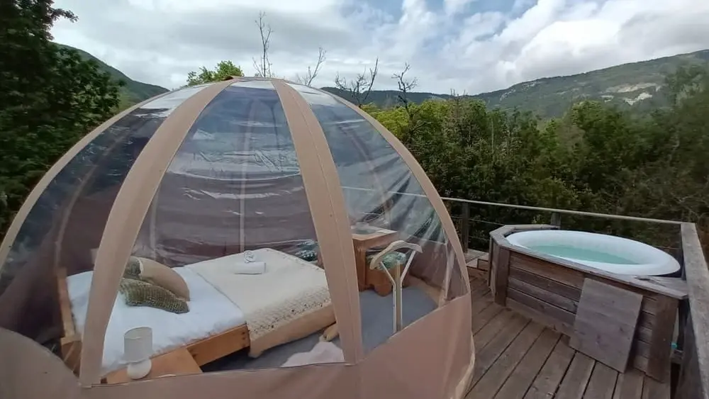 La bulle à ossature bois_Champfromier