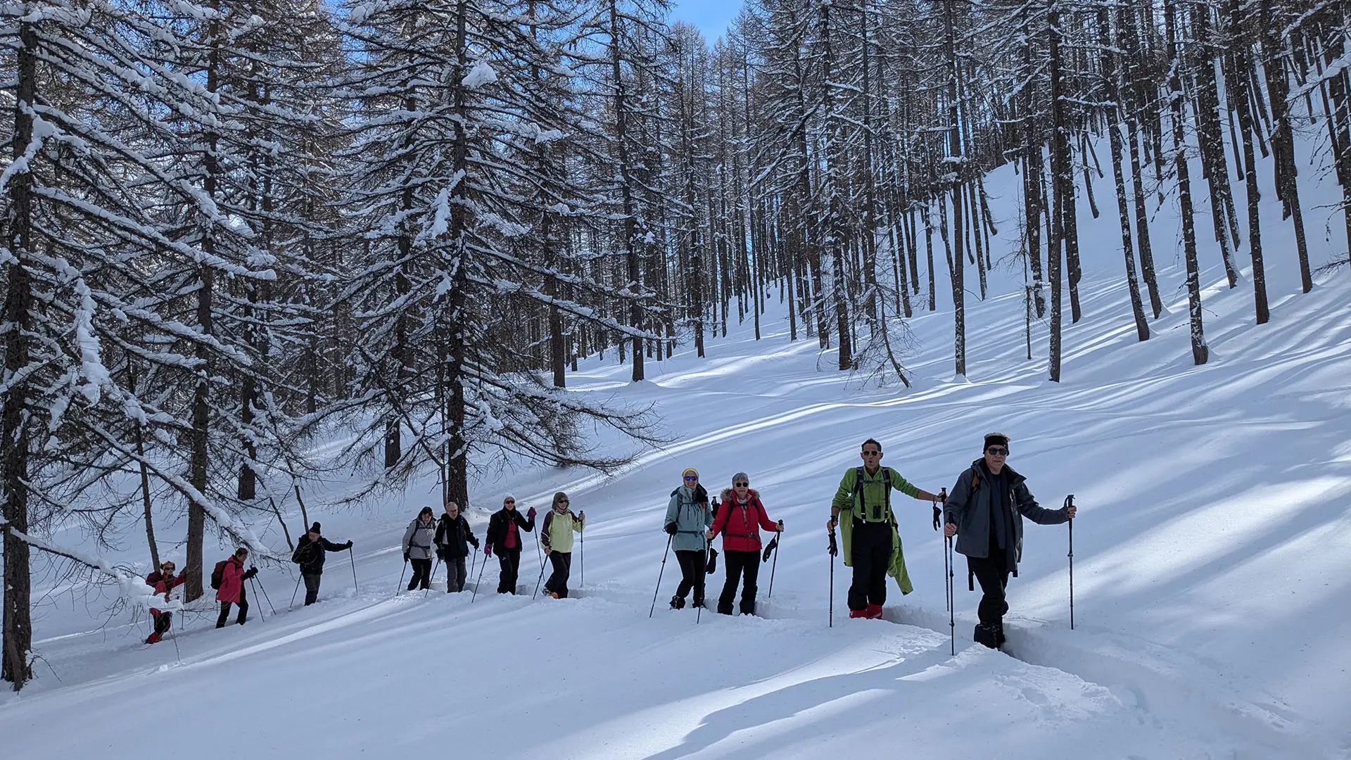 Raquettes avec En terrain connu