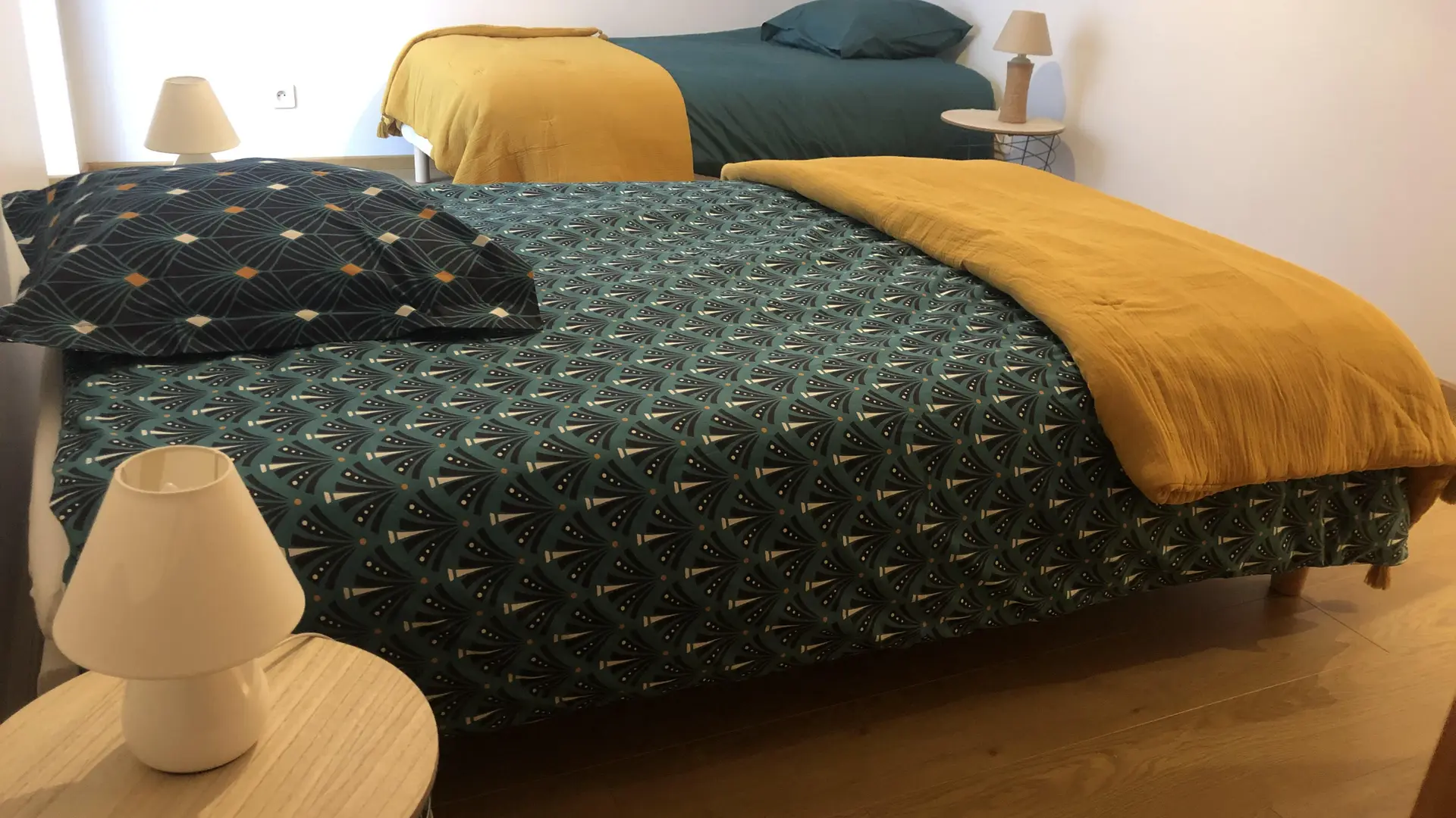 Chambre lits simples