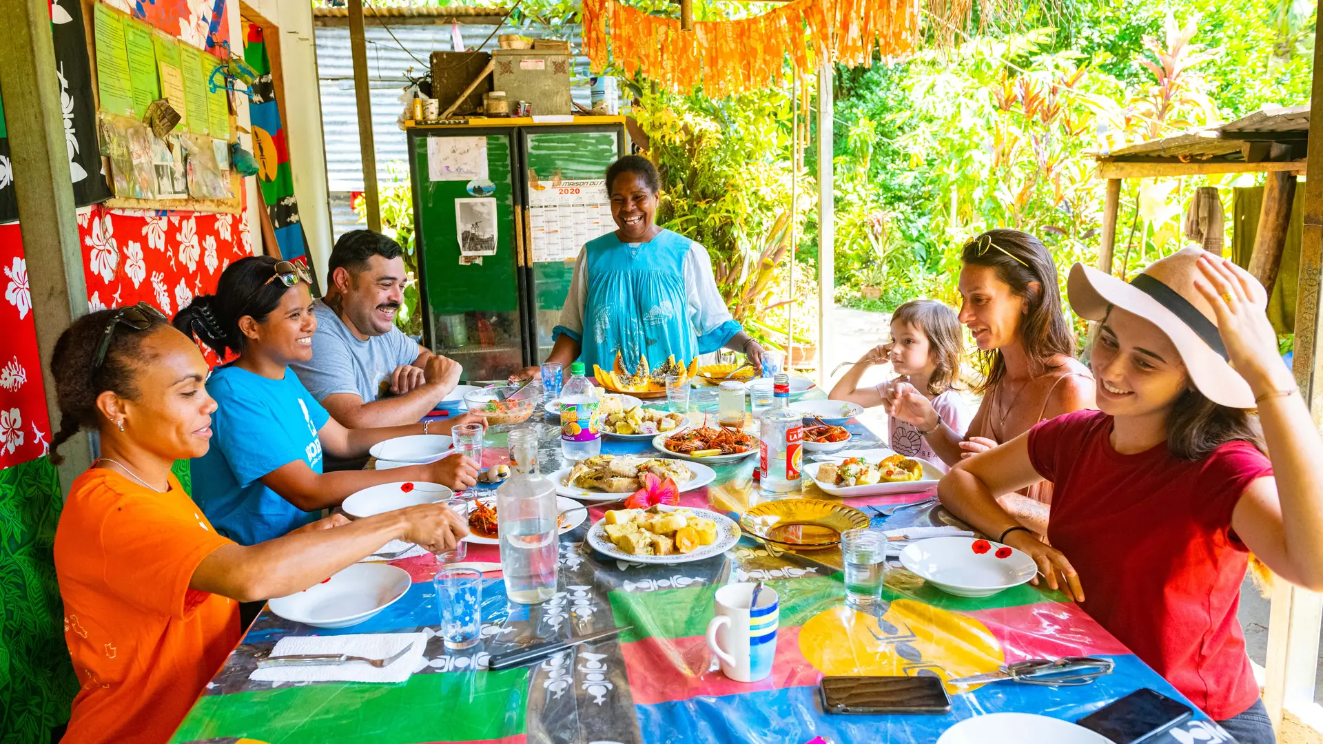 table d'hôte, hienghène, tendo chez julie