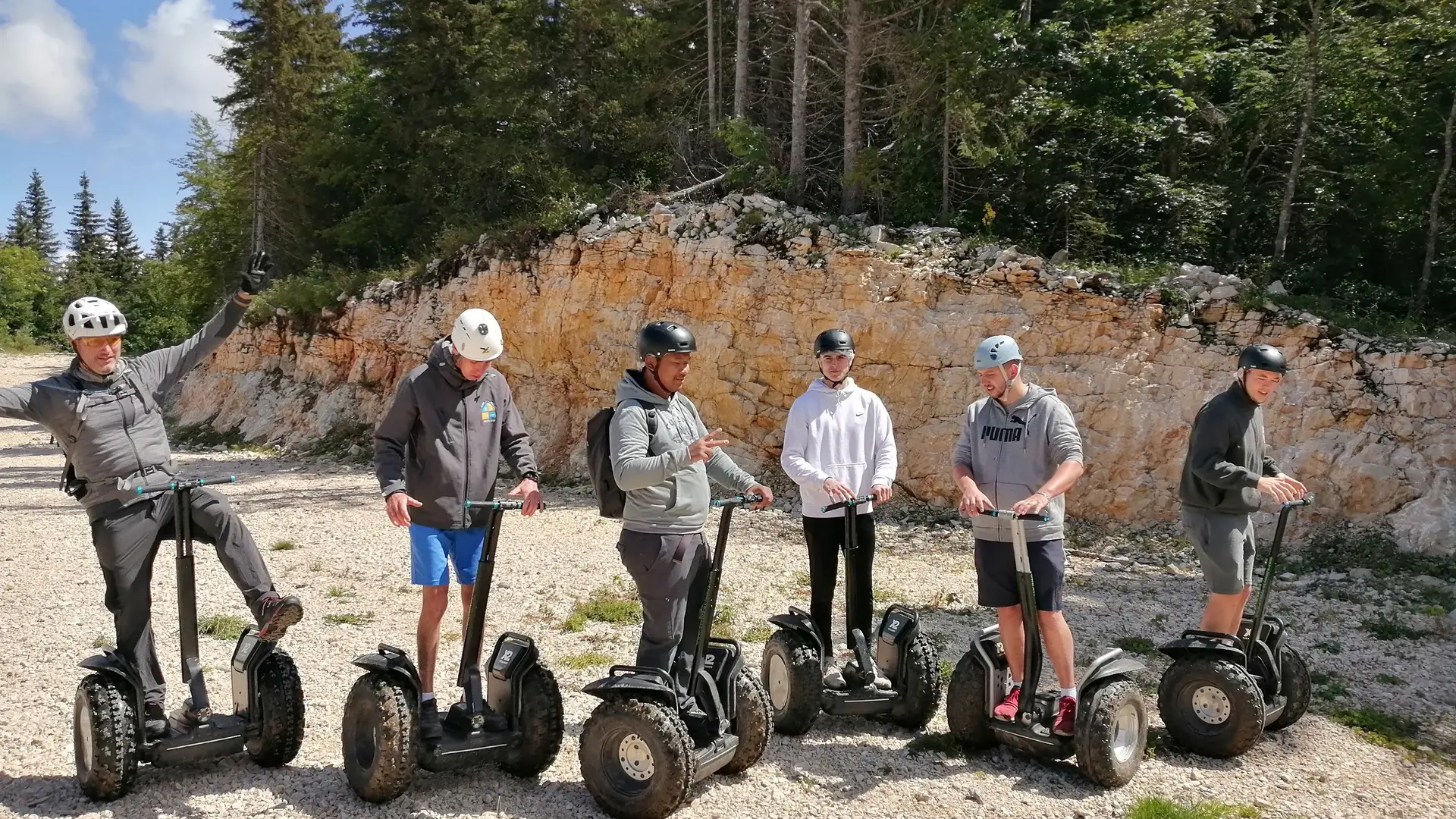 rando nature à Segway dans la nature