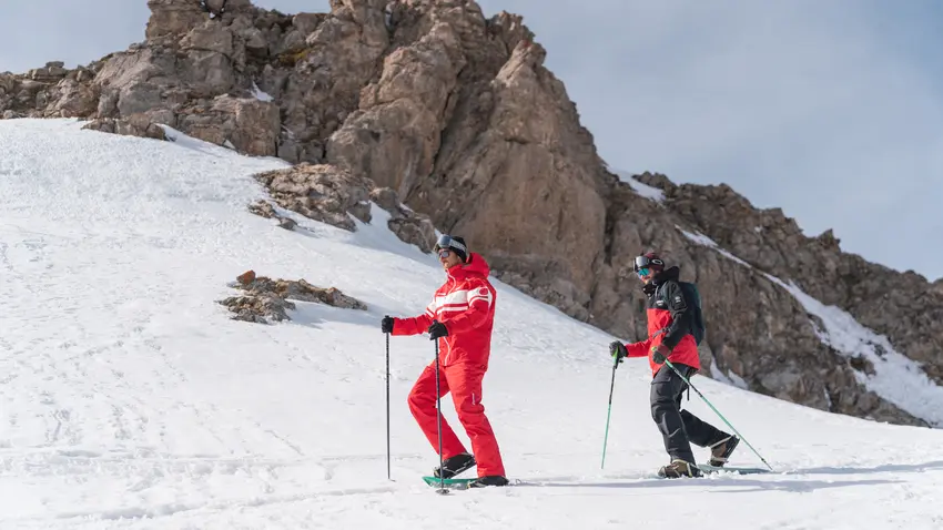 Sortie raquettes en montagne