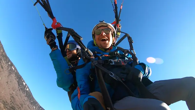 Baptême en parapente