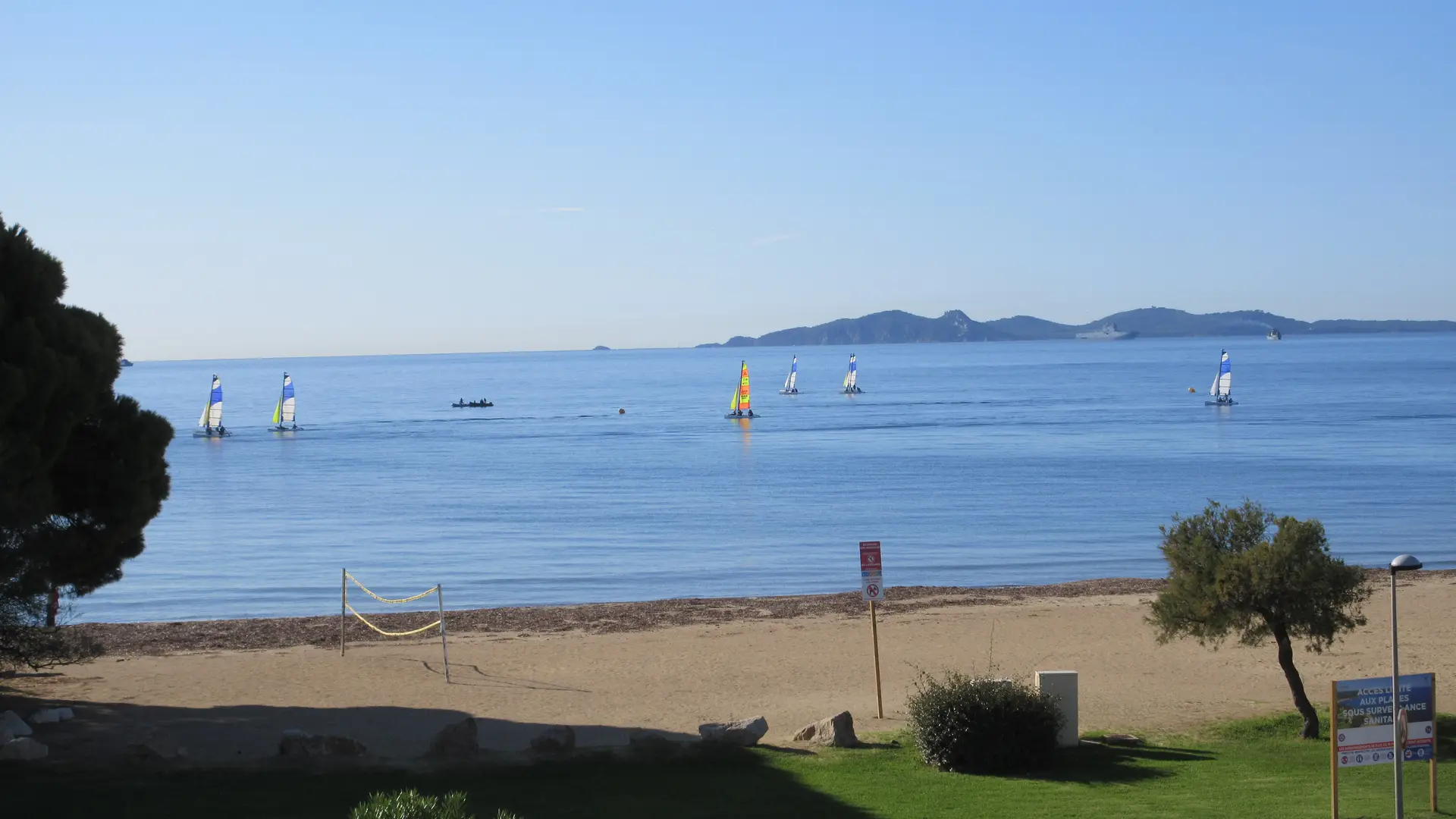 Vue sur l'île de Porquerolles