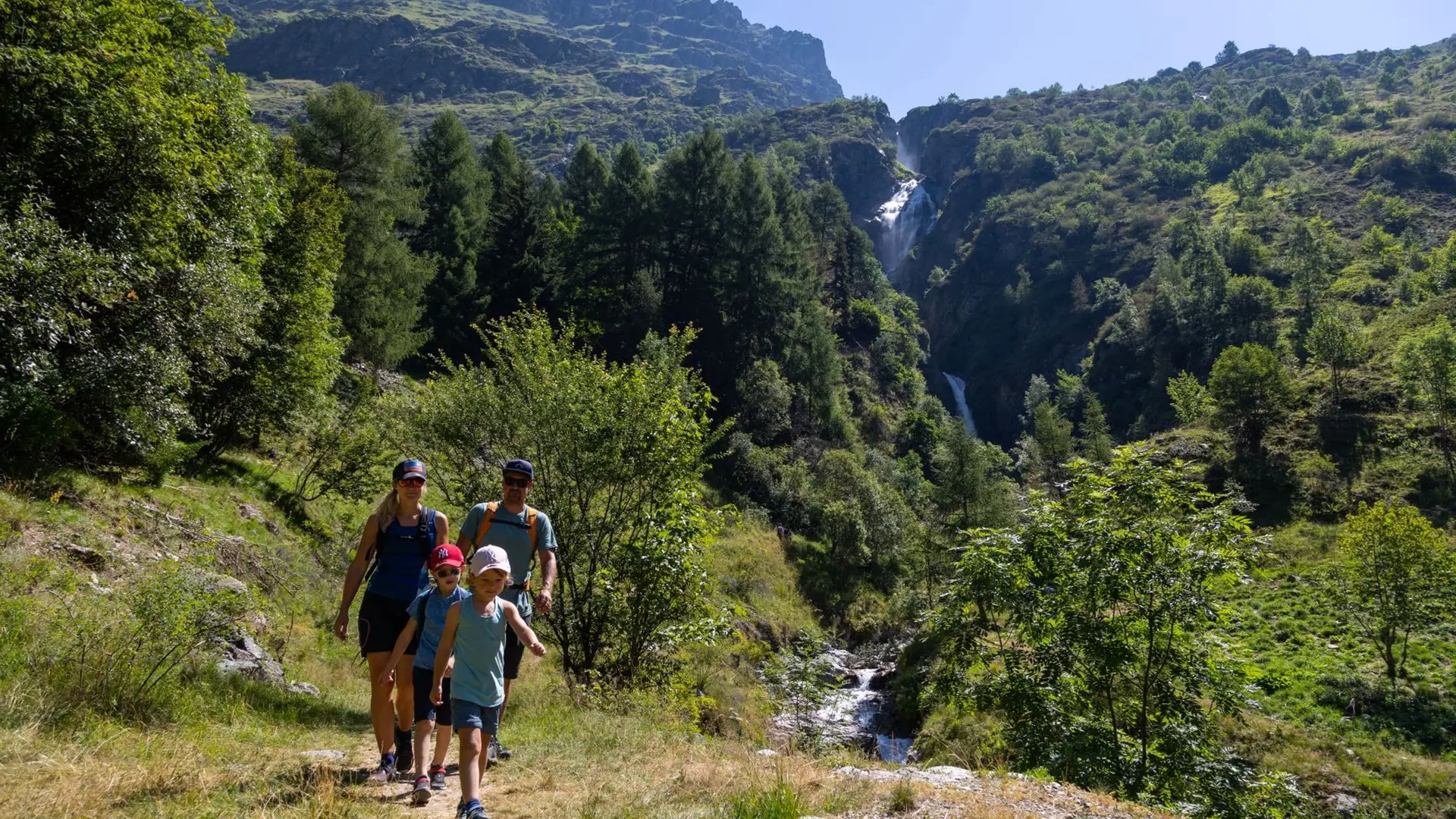 Vallon de Navette, cascade du Buchardet