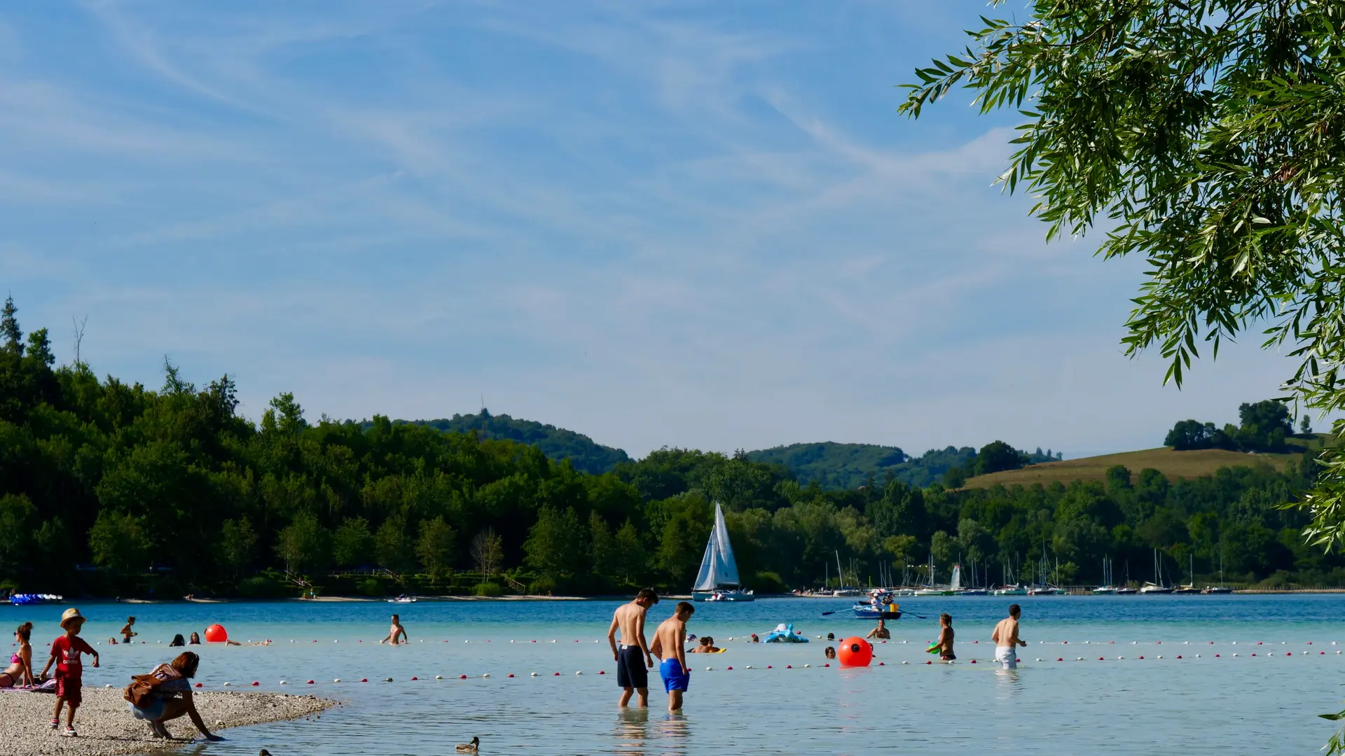 Plage de Charavines