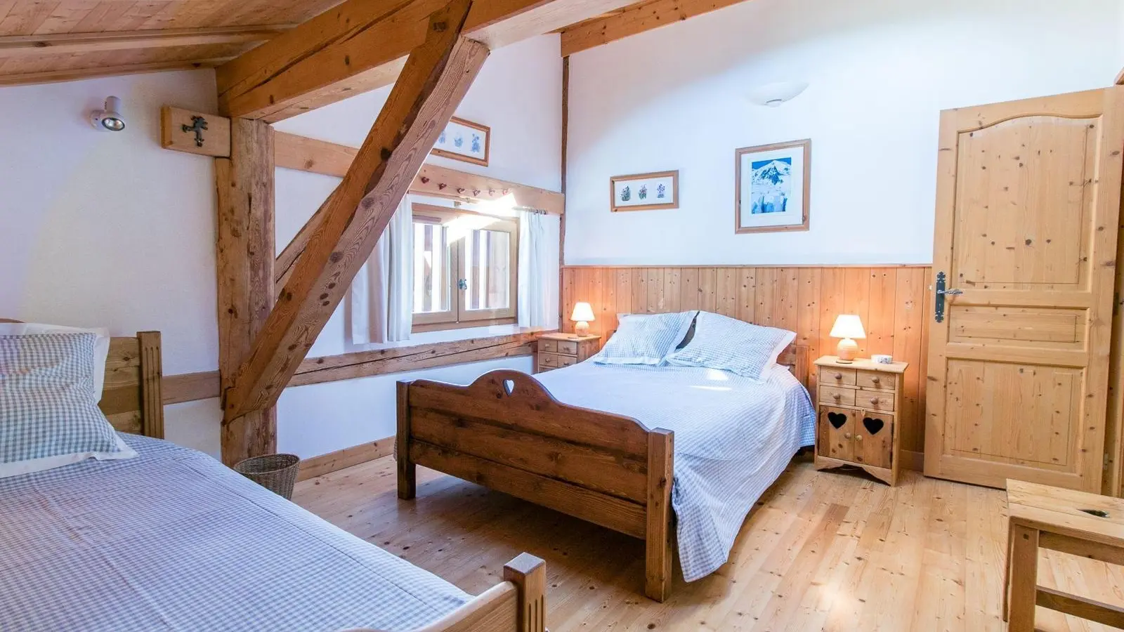 Double chambre à l'étage