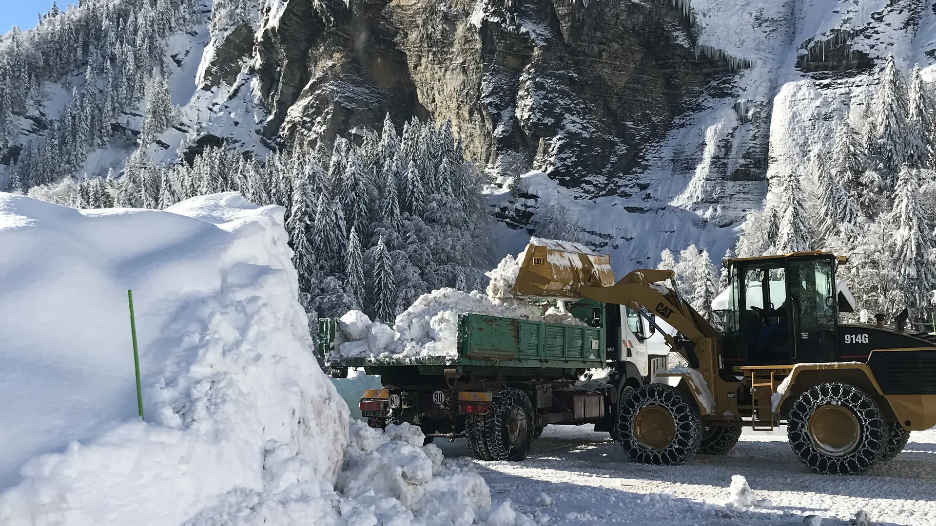 Déneigement La Giettaz