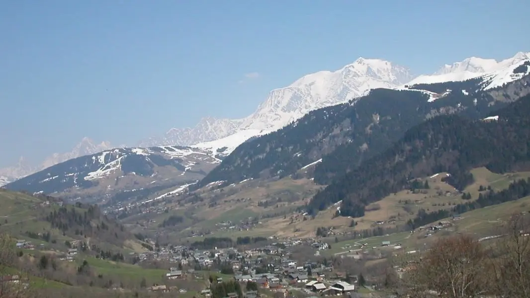 vue sur le Mont-Blanc