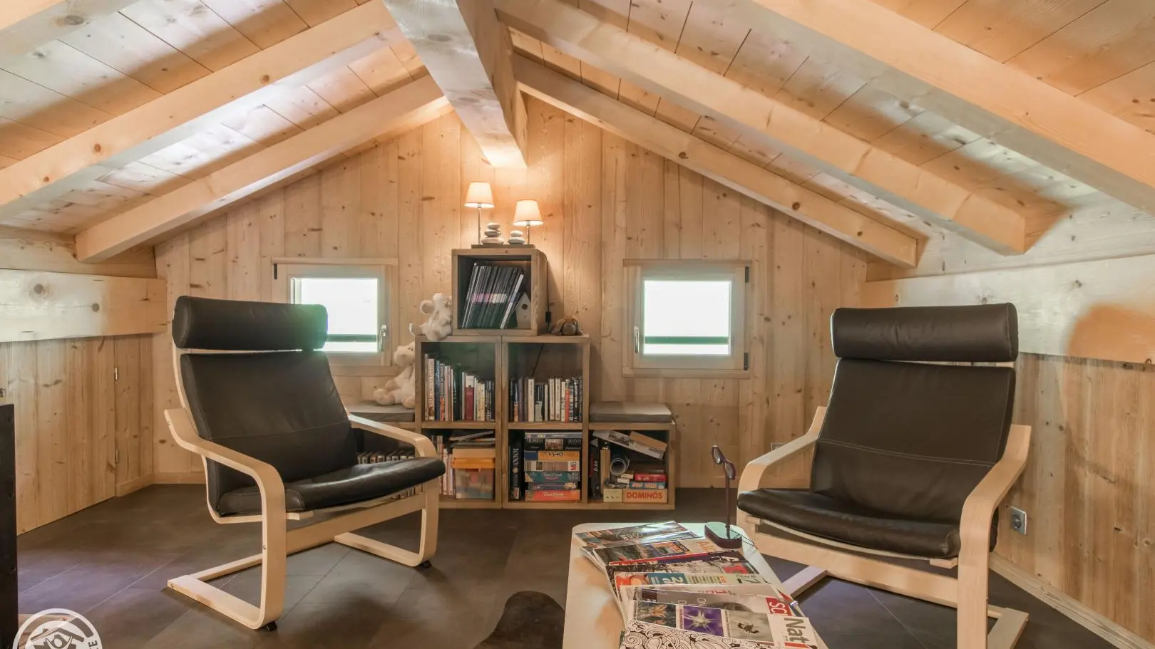 Espace détente commun en mezzanine