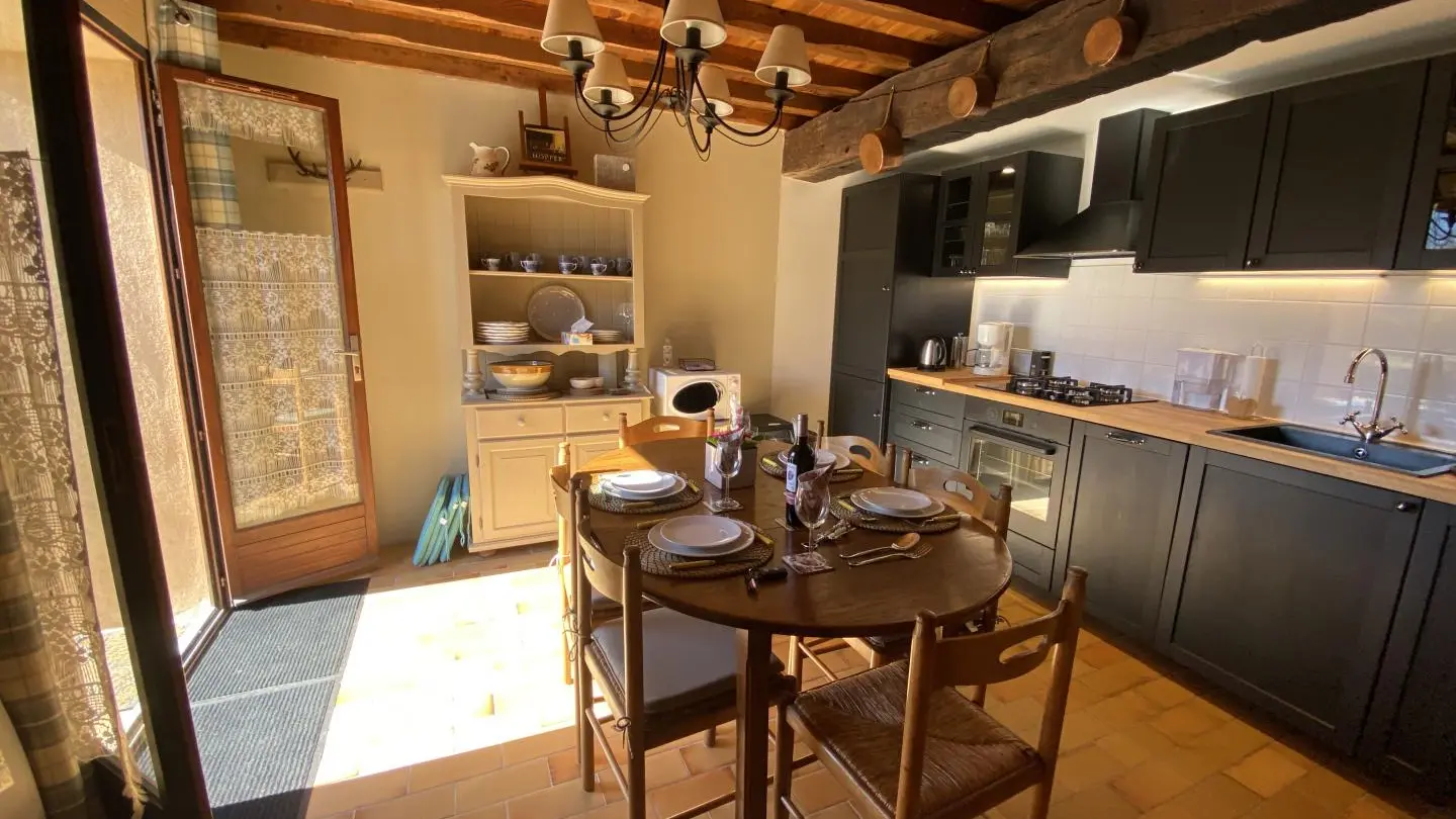 La cuisine-salle à manger