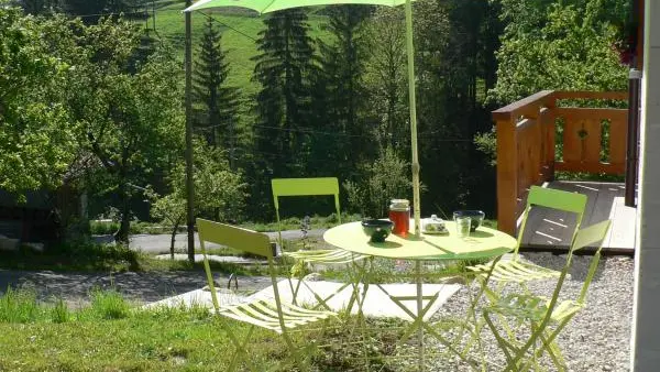 Petit déjeuner au soleil.