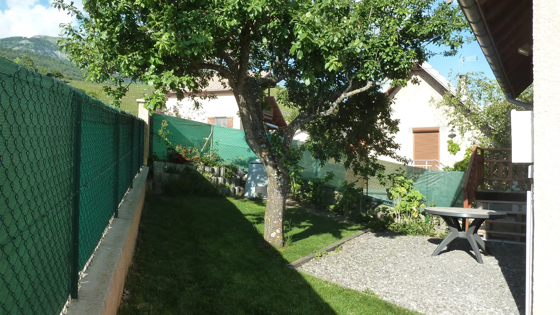 Espace repas extérieur