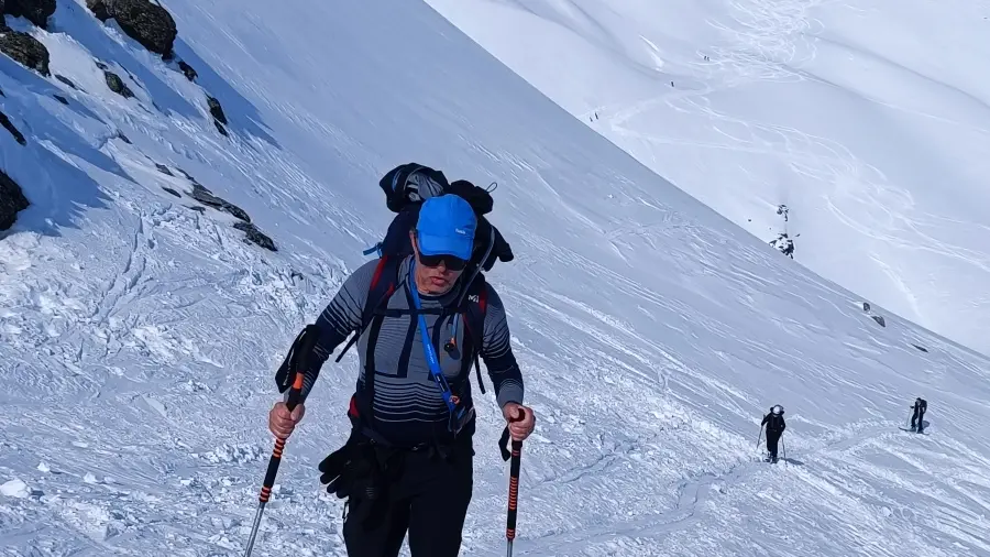 Ski de randonnée avec Alain Tallaron_Val-des-Prés