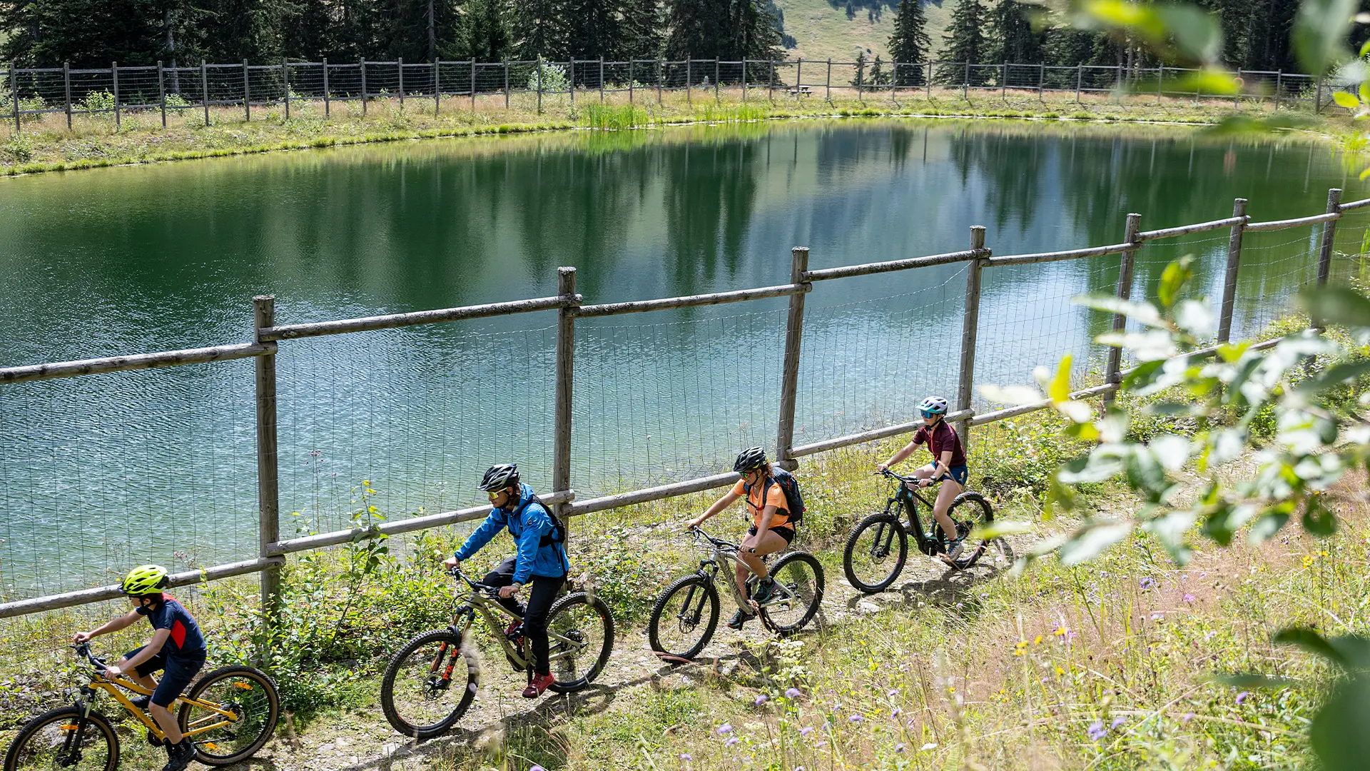 Piste verte descendante Renardeau_Manigod