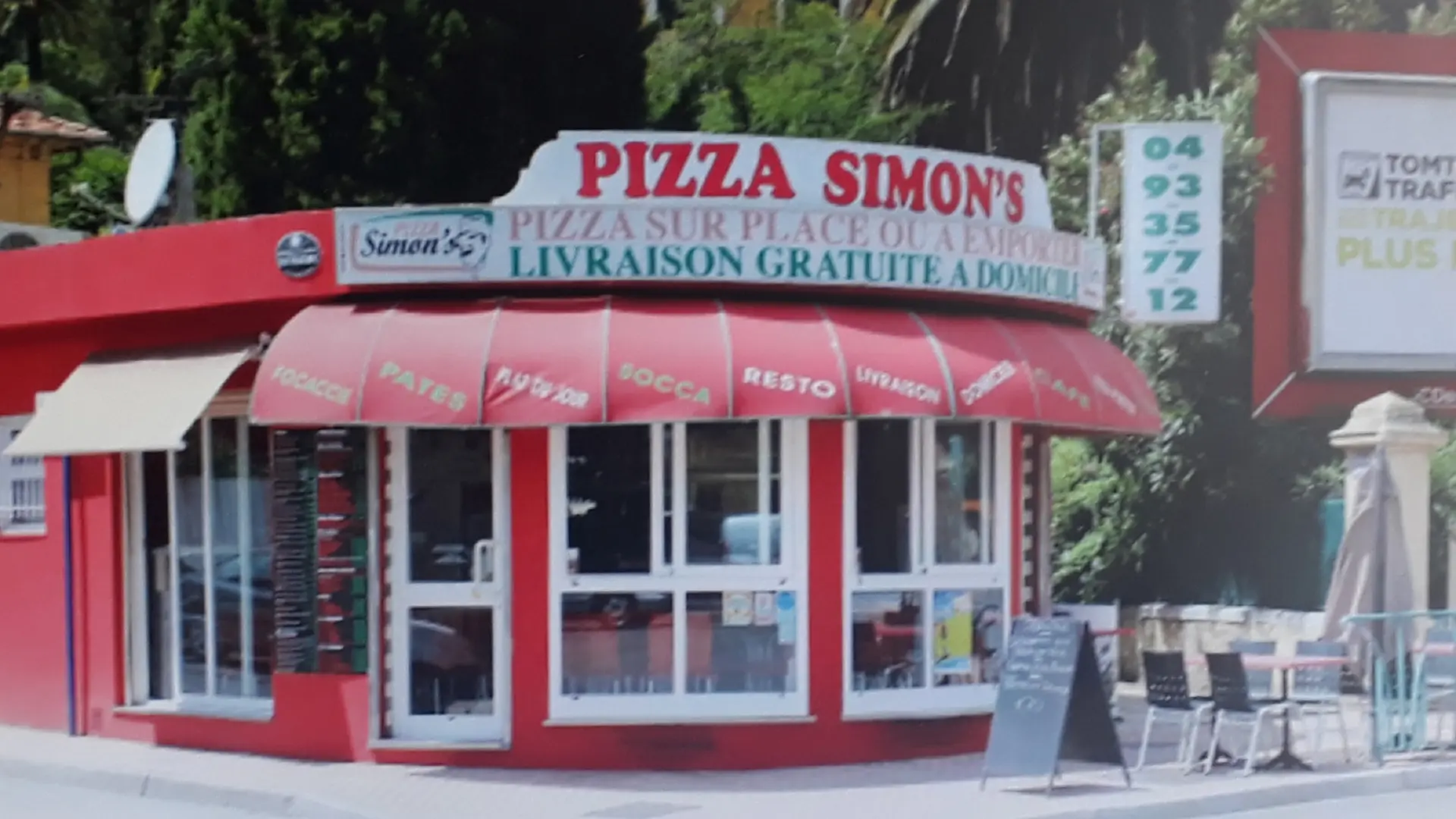 Façade du restaurant Pizza Simon's