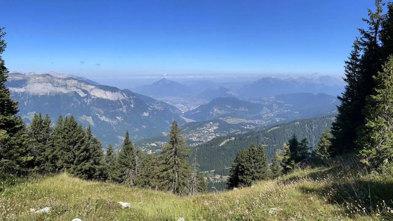 Vue sur la vallée