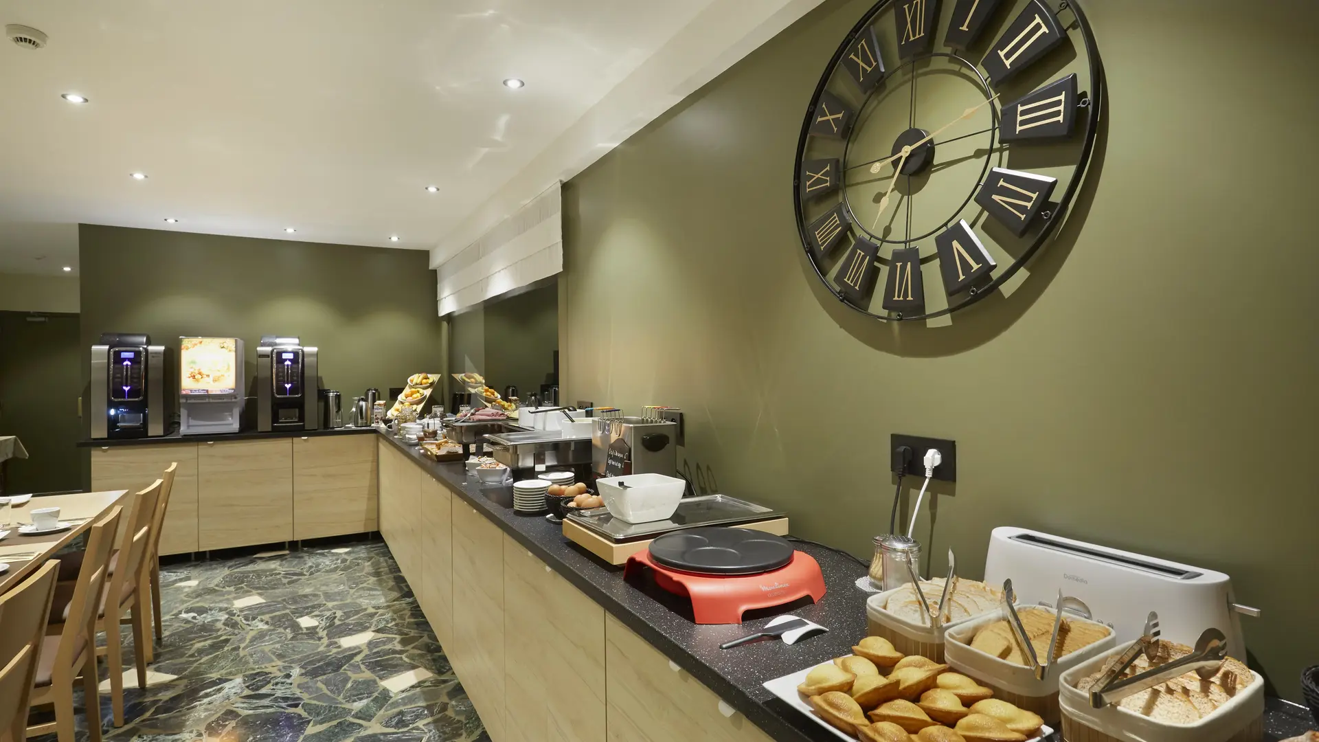 Buffet du petit déjeuner