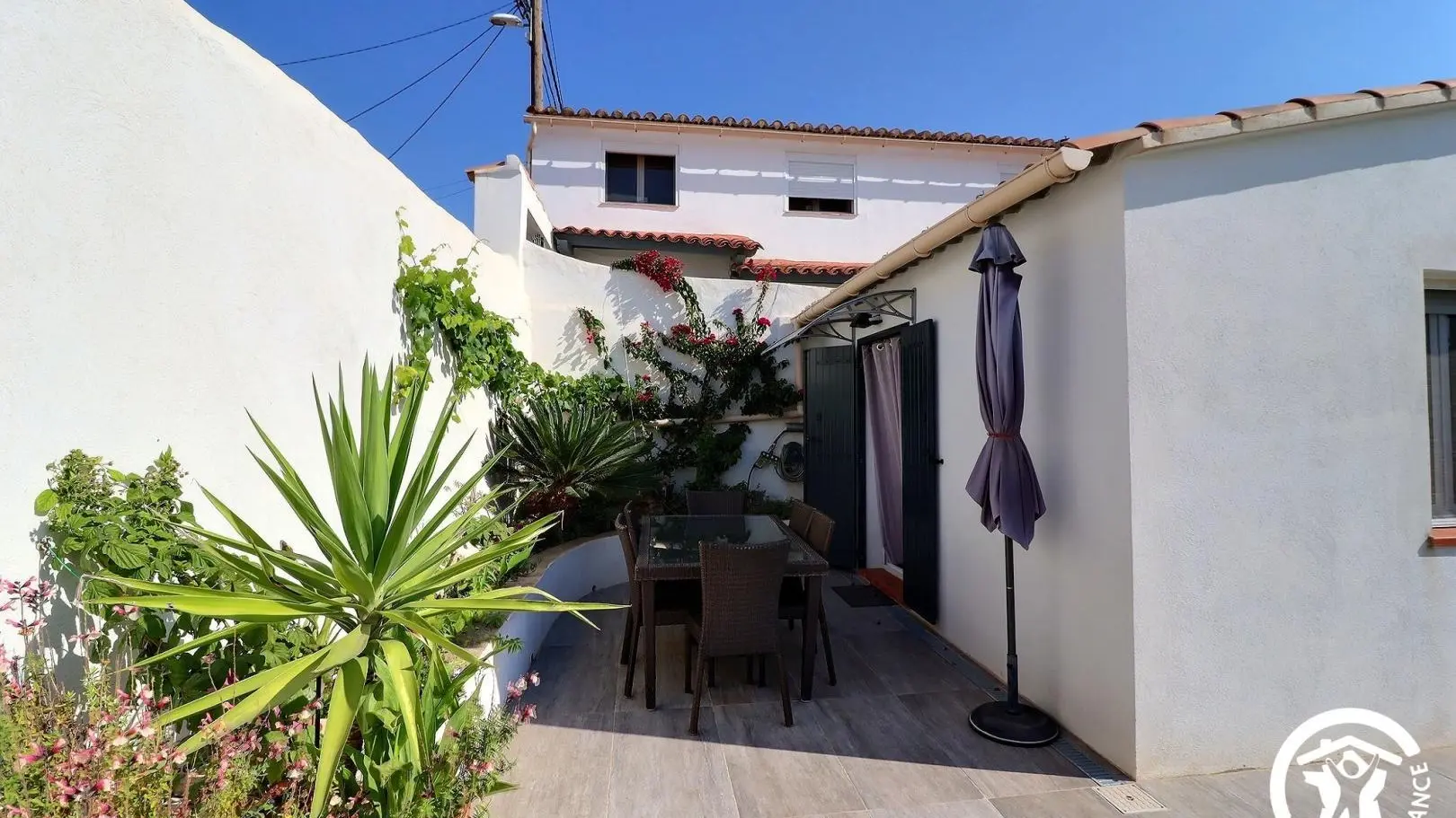 Terrasse côté chambre