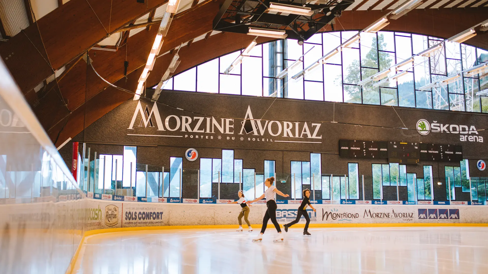 Ice rink of Morzine