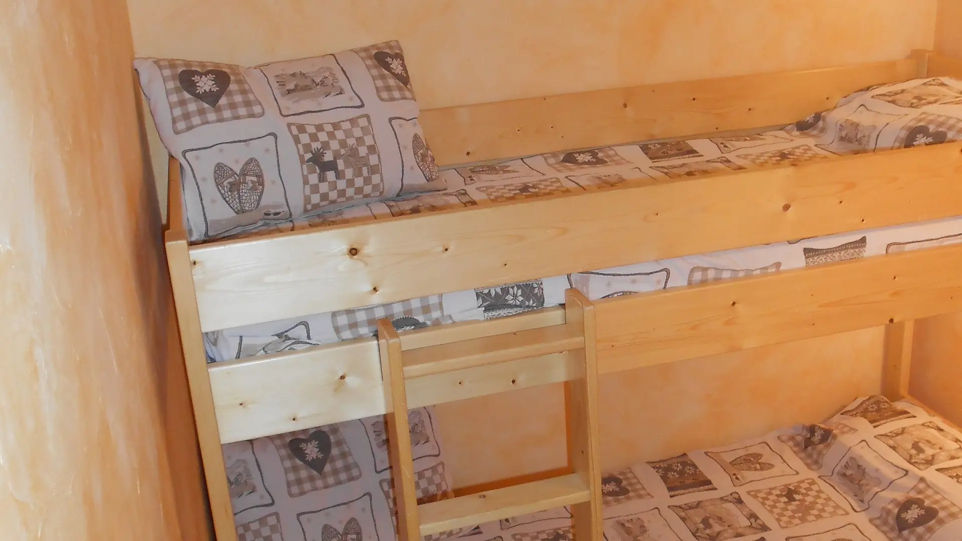 Chambre avce lits superposés/Bedroom with bunk beds-Cornillon C n°3-Le Grand-Bornand