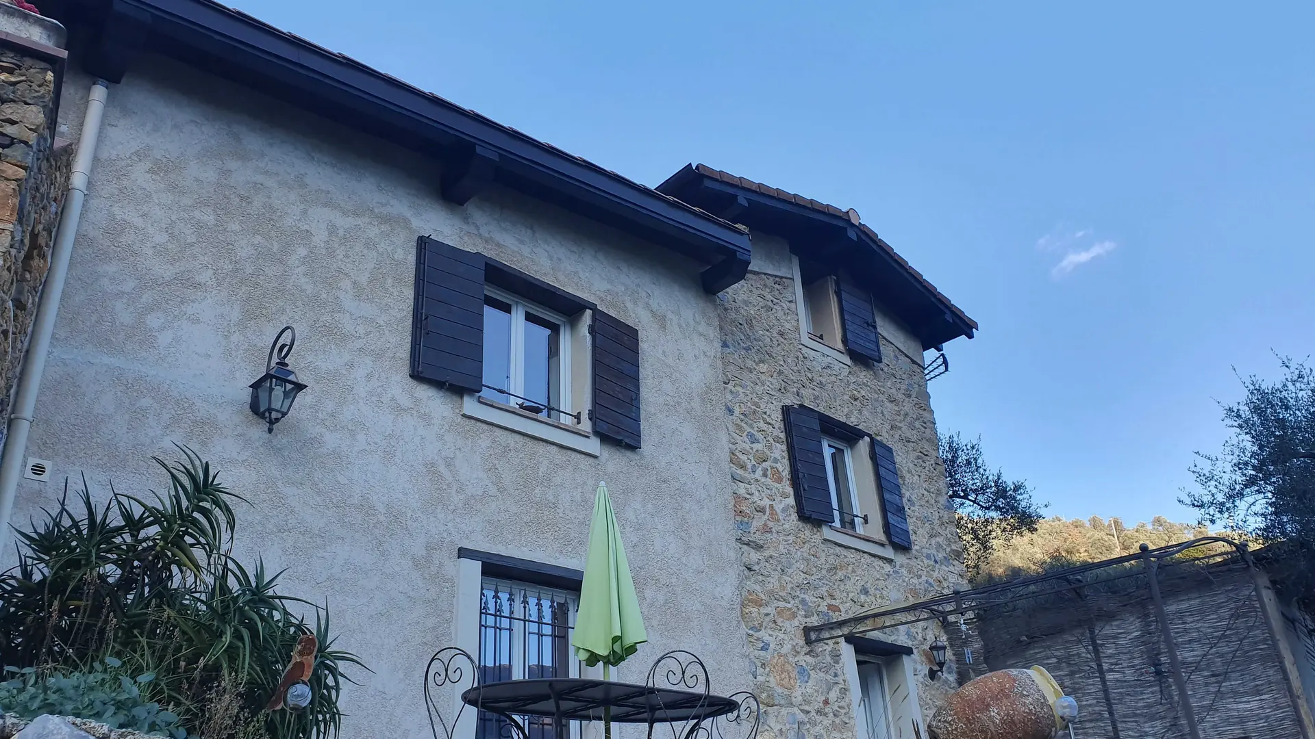 Façade Sud La Source du Mont à Breil sur Roya - Gîtes de France Alpes-Maritimes