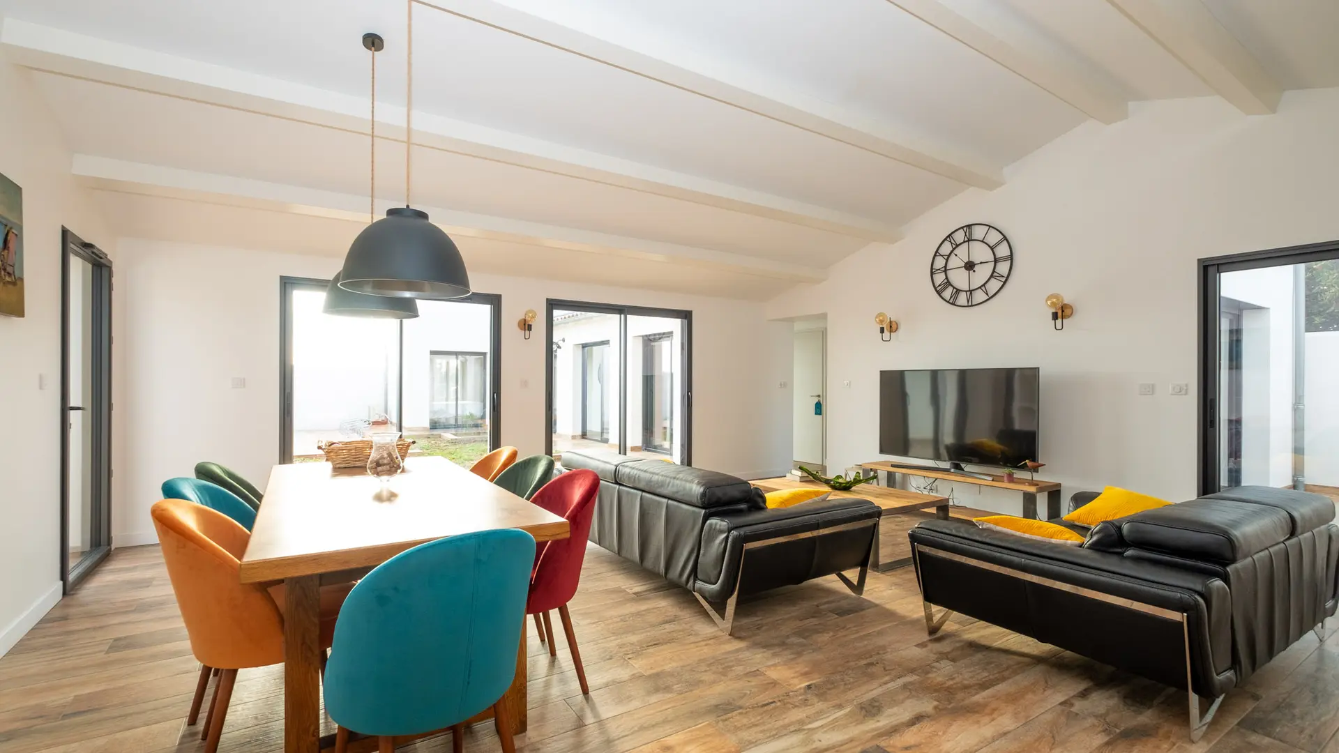 vue globale salon séjour