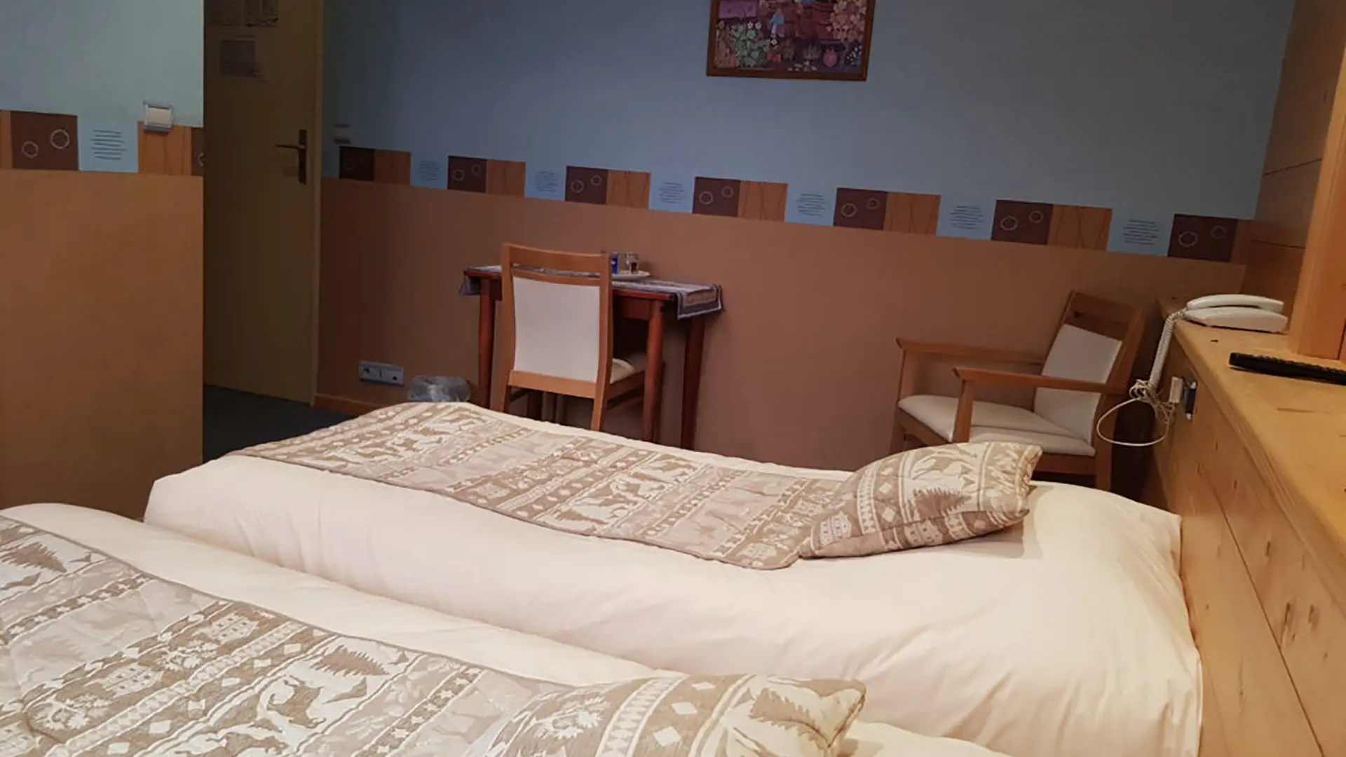 Chambre_twin Hôtel Armaillis Châtel