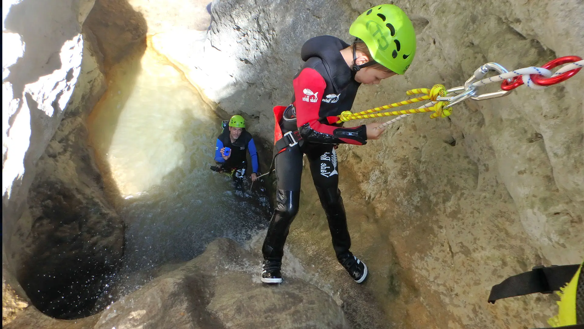 Canyoning familial dans le Verdon