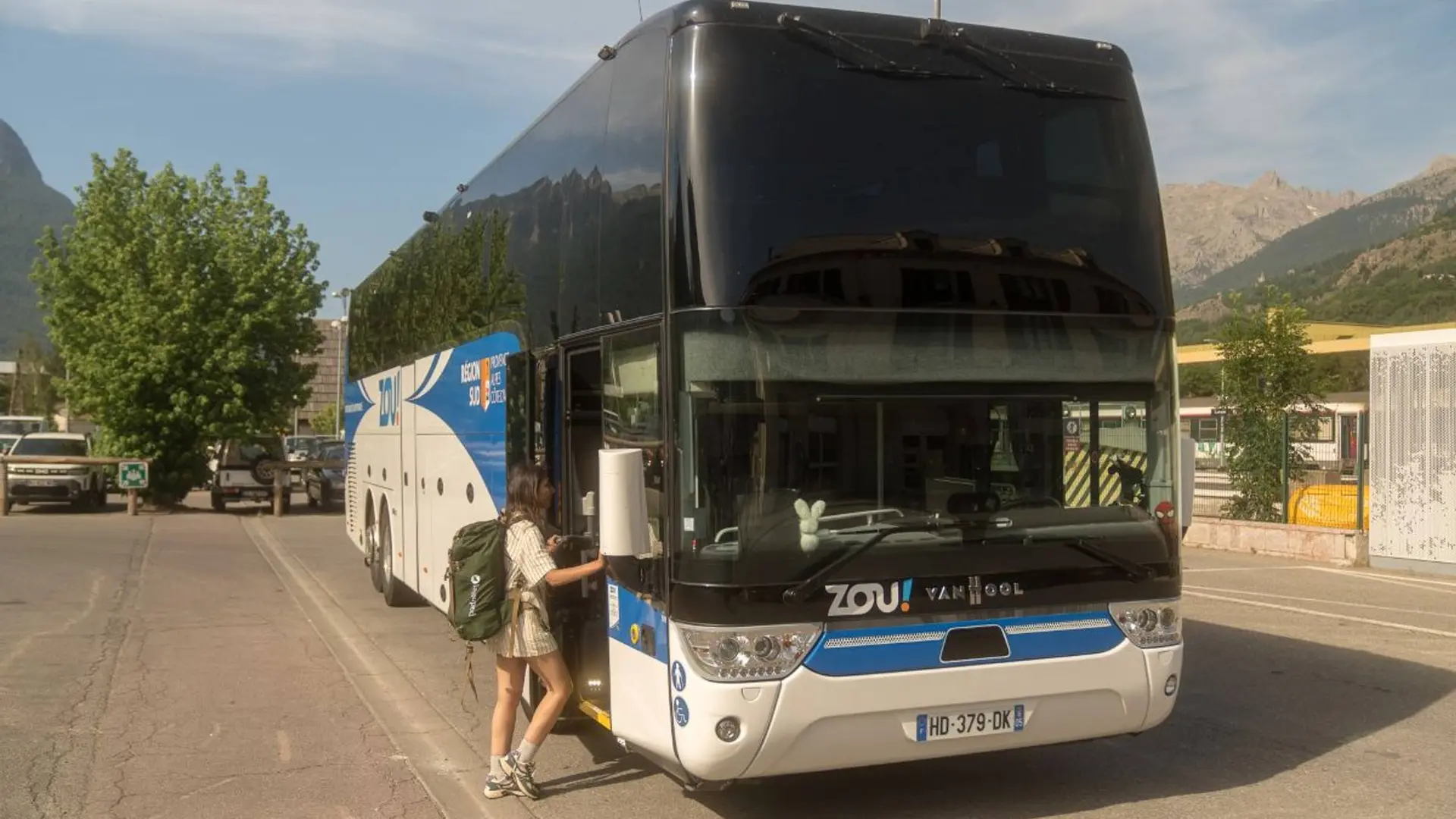 Bus vers le départ de la randonnée