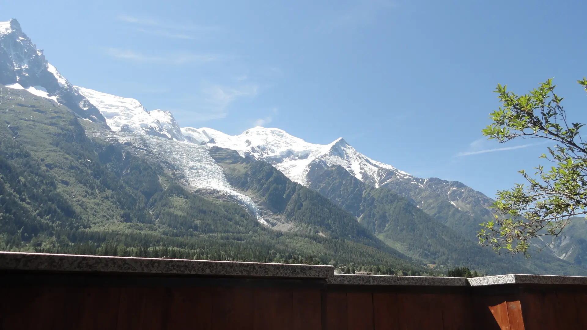 Les Terrasses des Glaciers 2ème étage - Vue Mont-Blanc