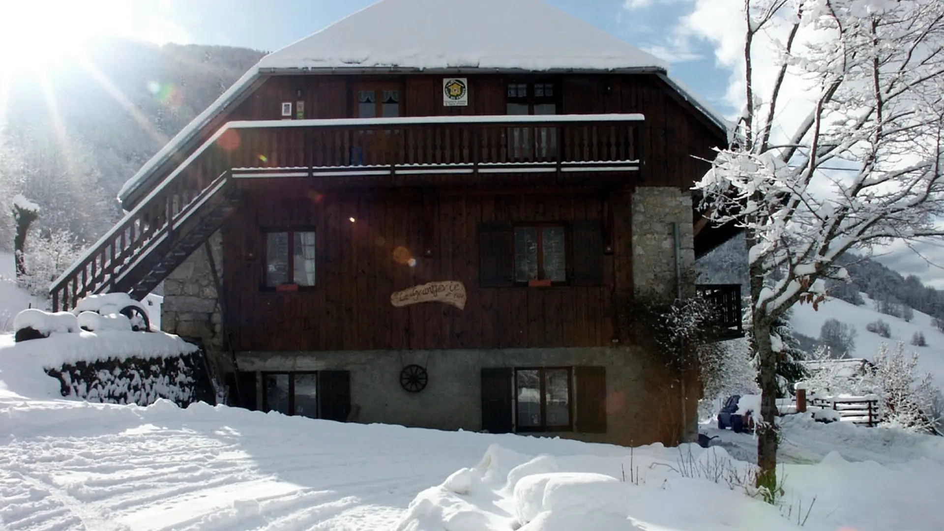 La Grangerie sous la neige