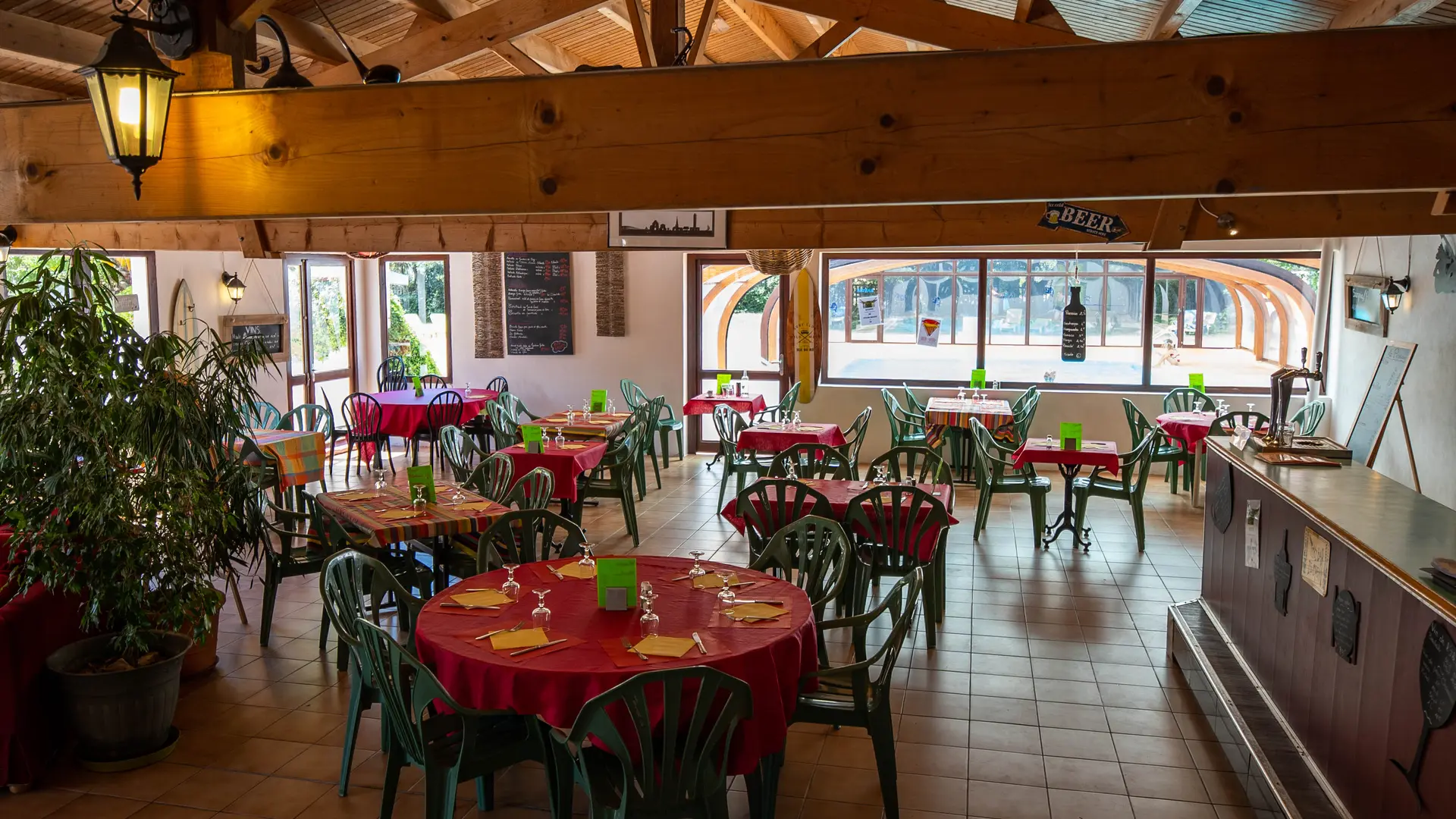 Restaurant camping ile blanche