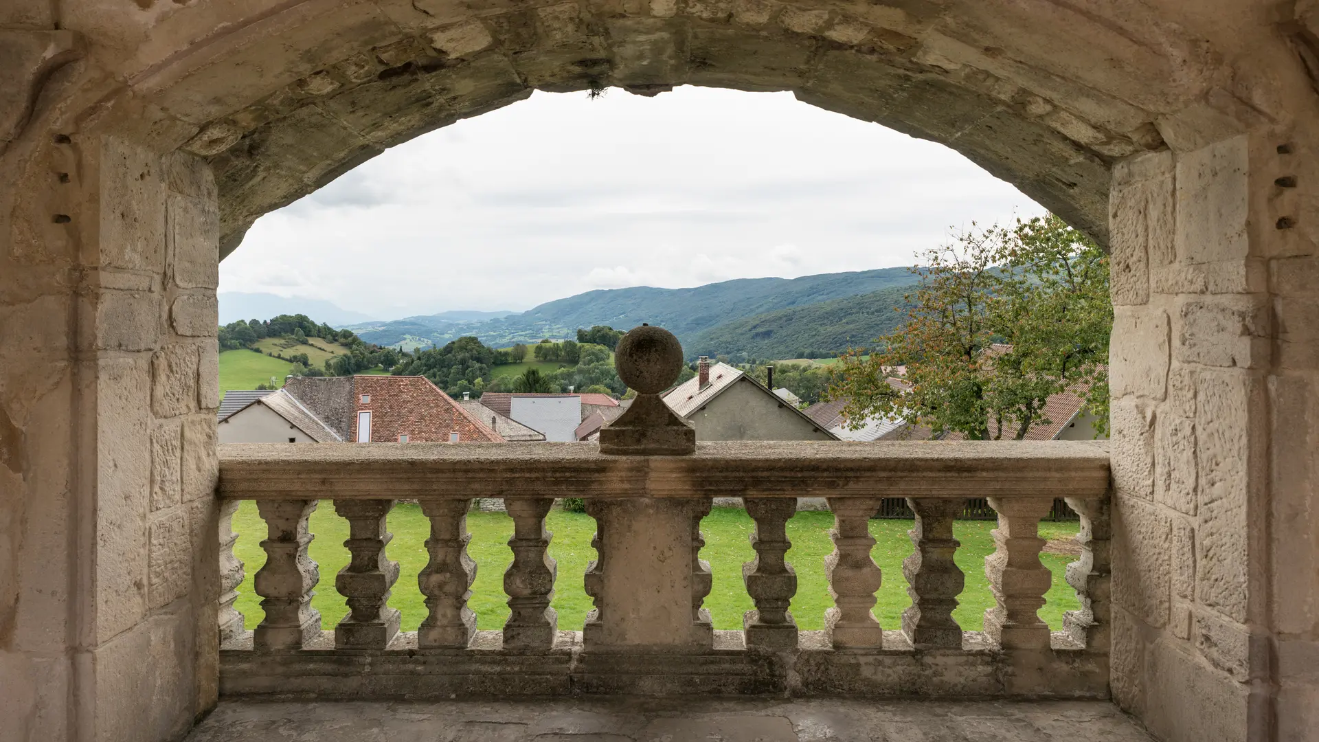 Vue depuis le Château de Clermont