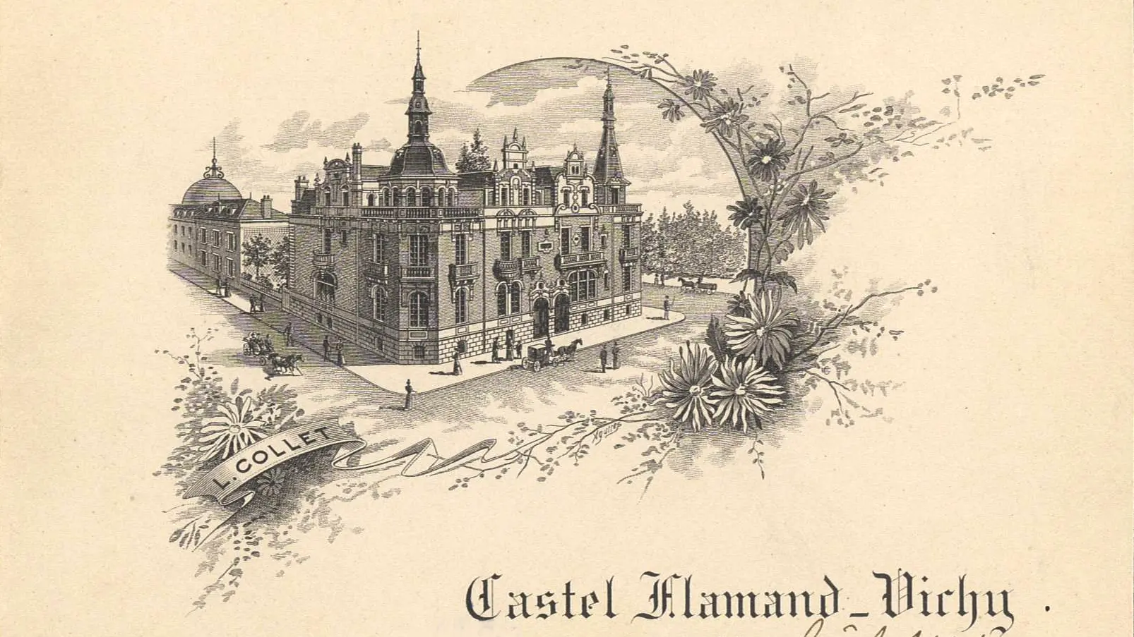 Carte postale publicitaire, 1901