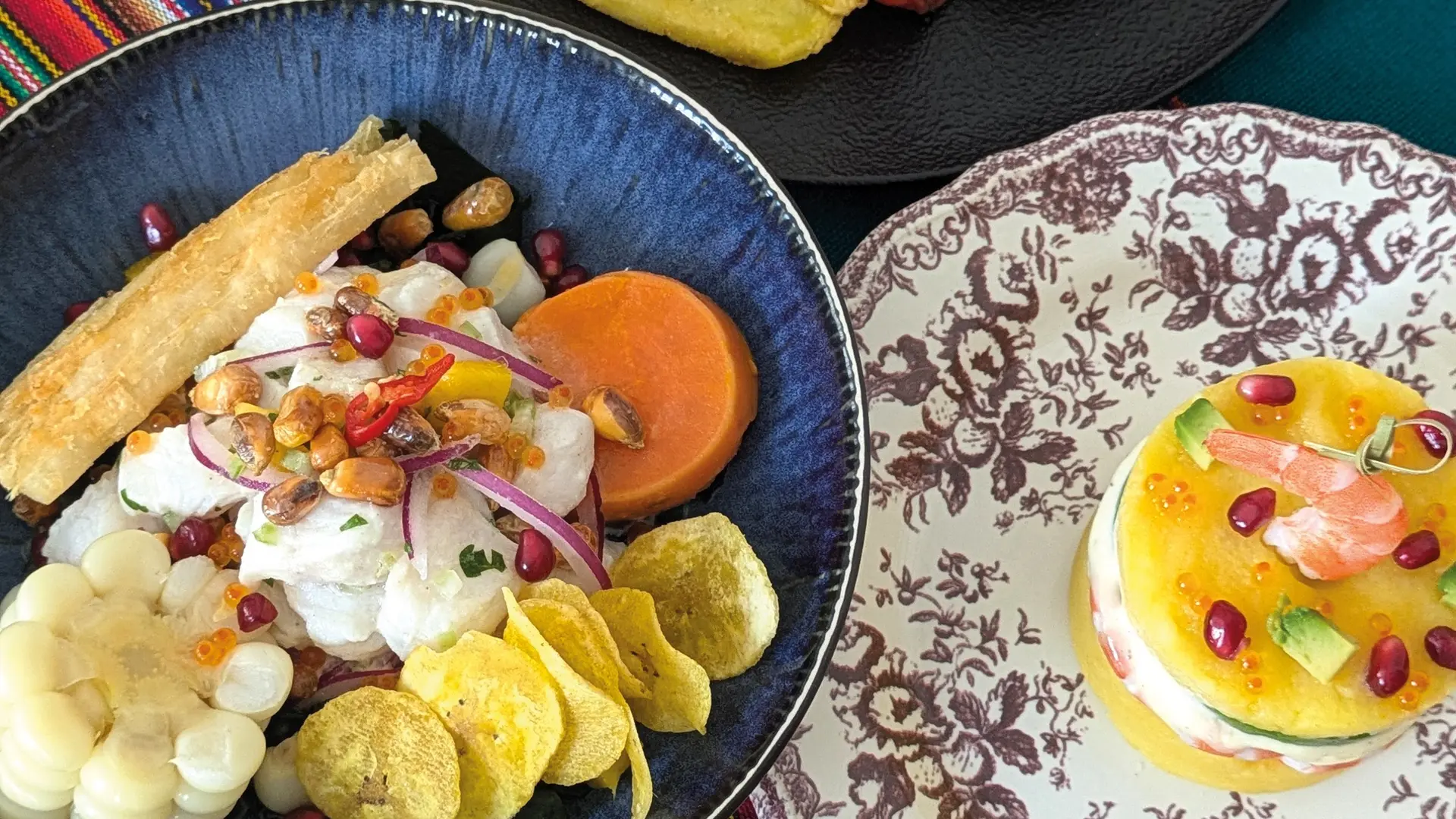 ceviche et lomo saltado