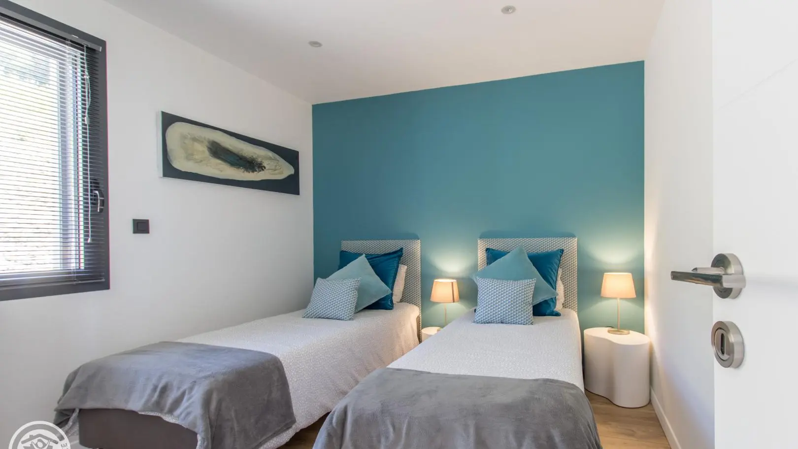 Chambre 2 avec 2 lits 80cm jumelables