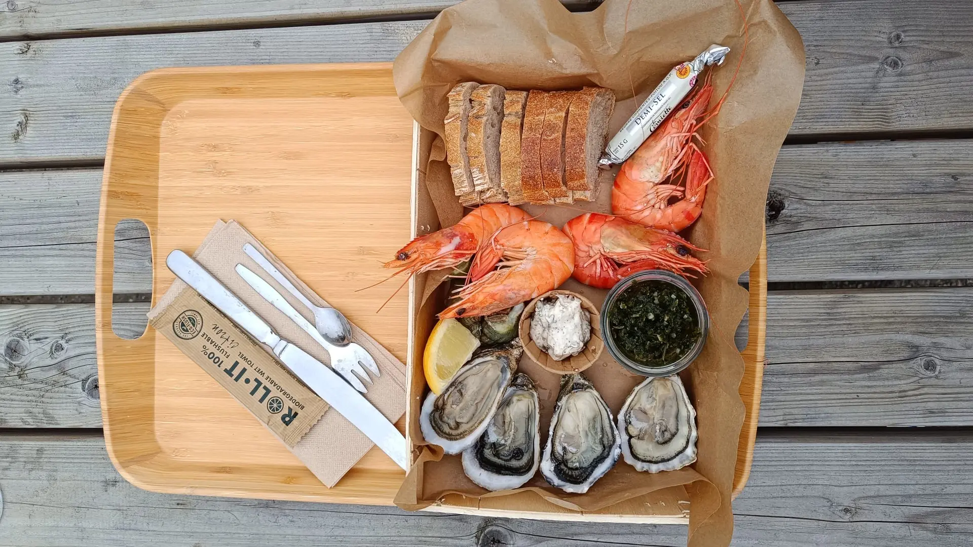 Bandeja de degustación