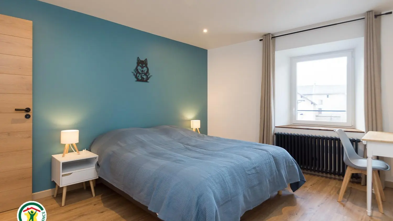 Chambre 160x200 au 2ème