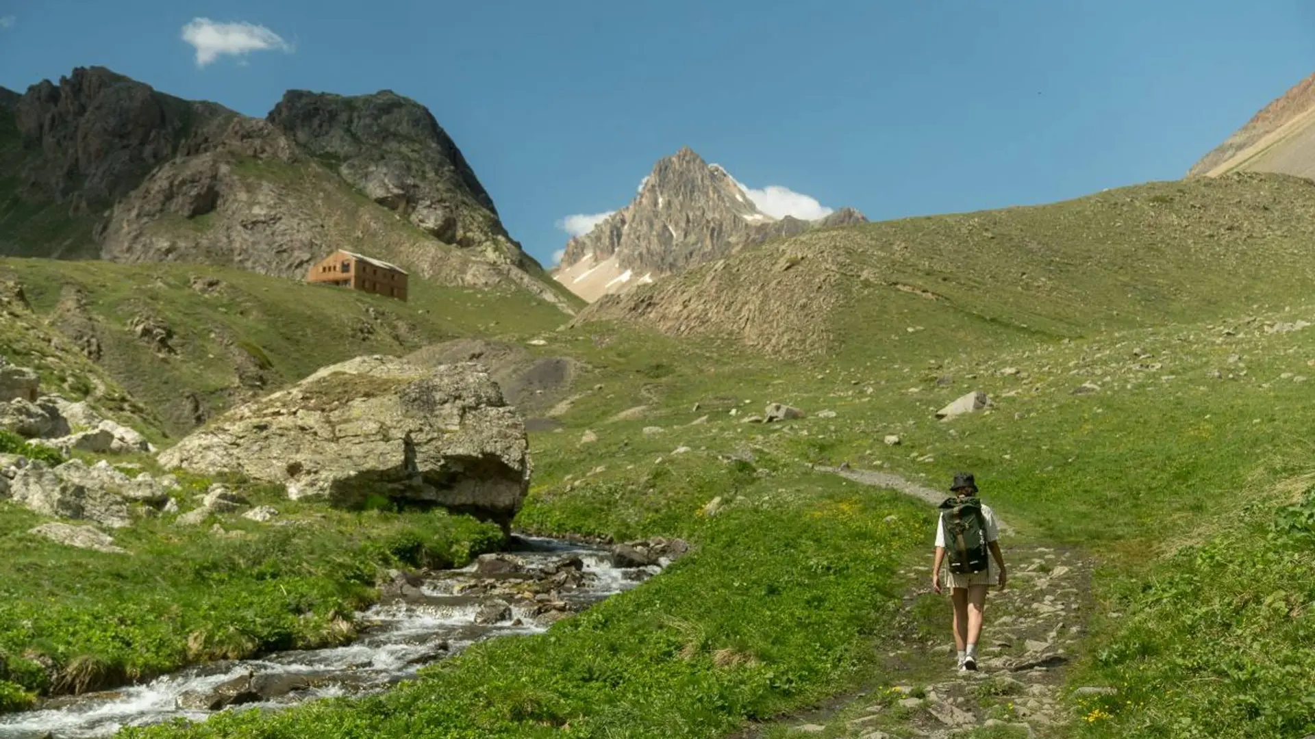 Vers le refuge du clot des vaches