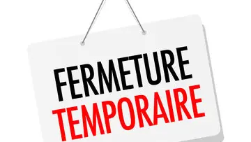 Visuel Fermeture Temporaire