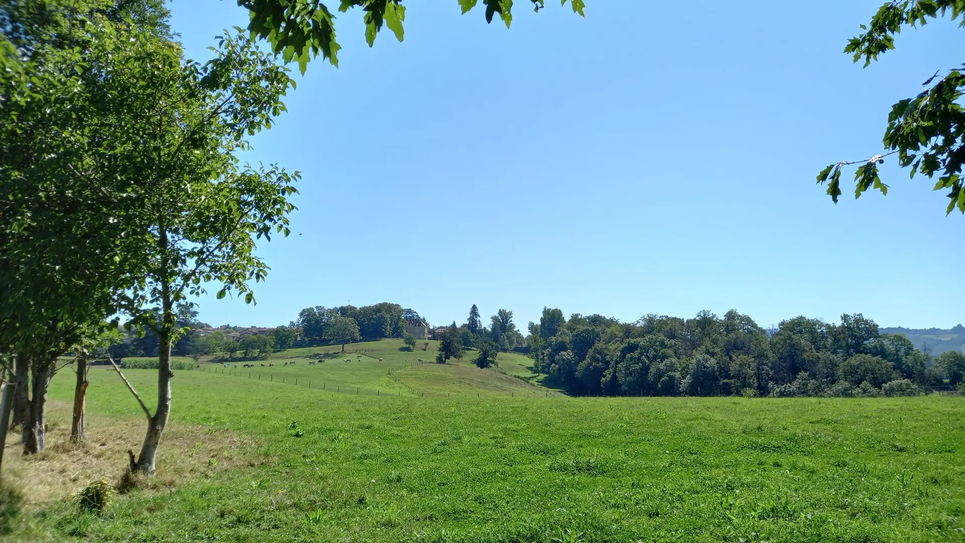 Vue sur la campagne - Chevrières