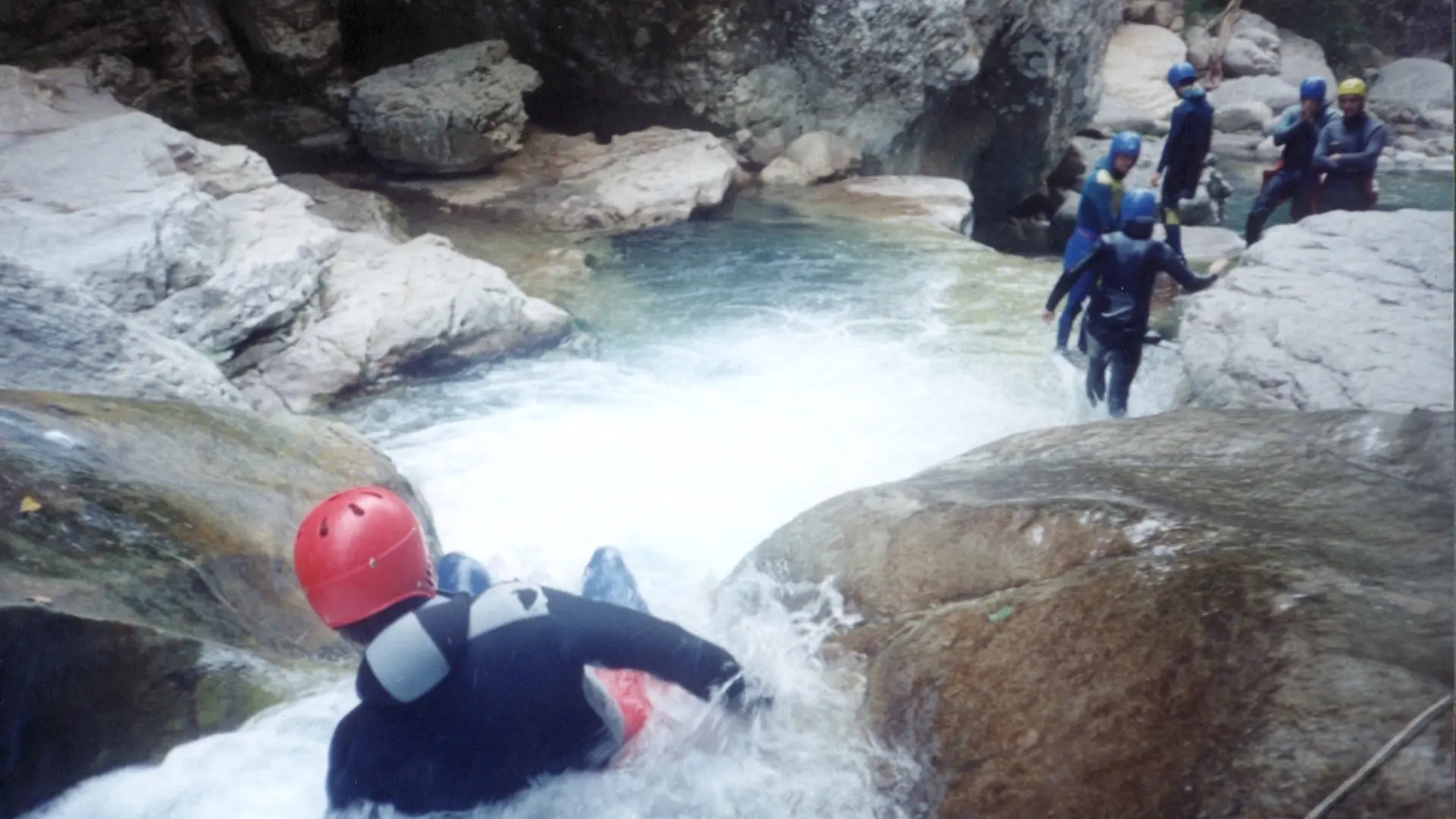 canyoning dans le loup