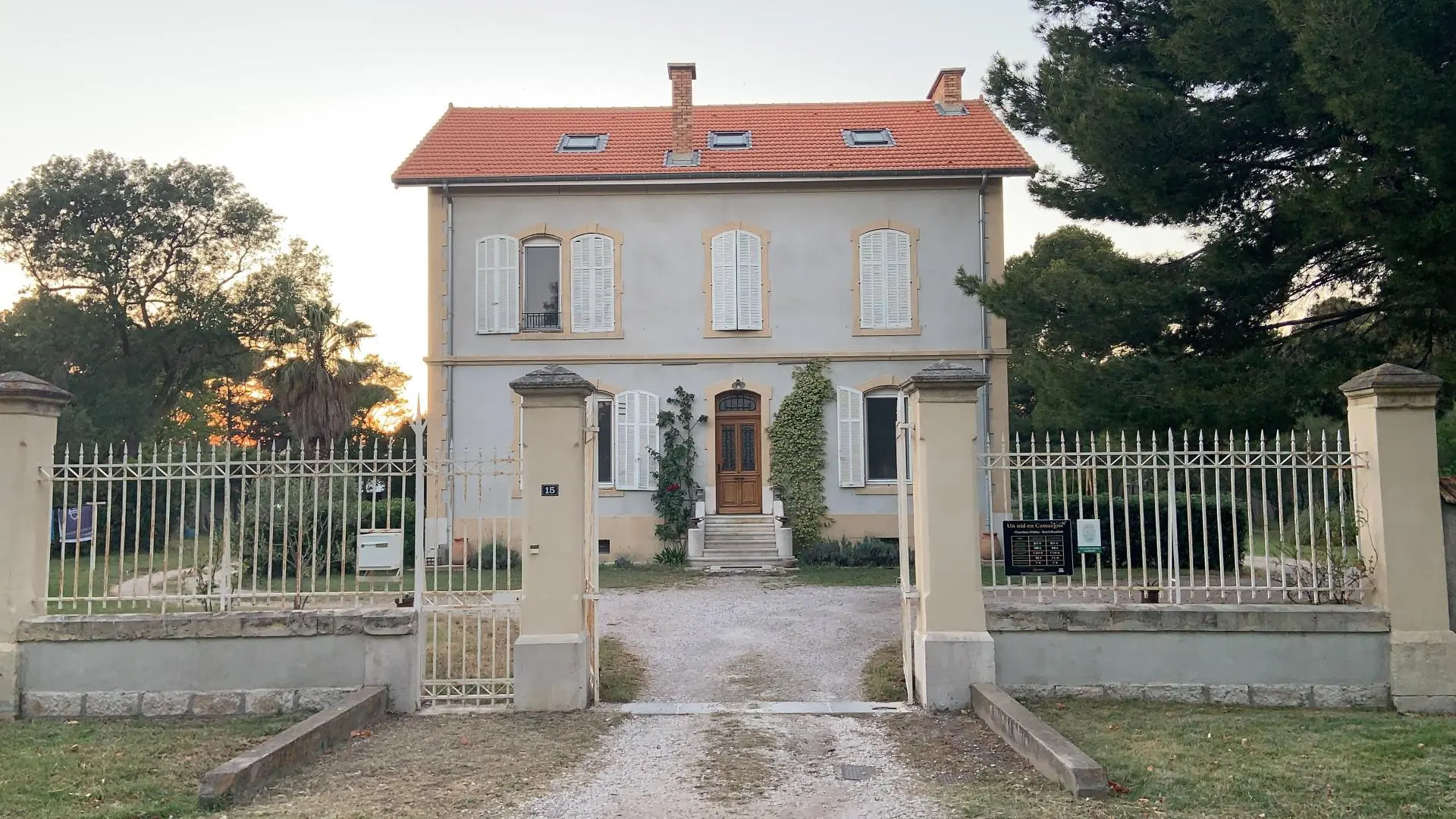 Vue de la maison.