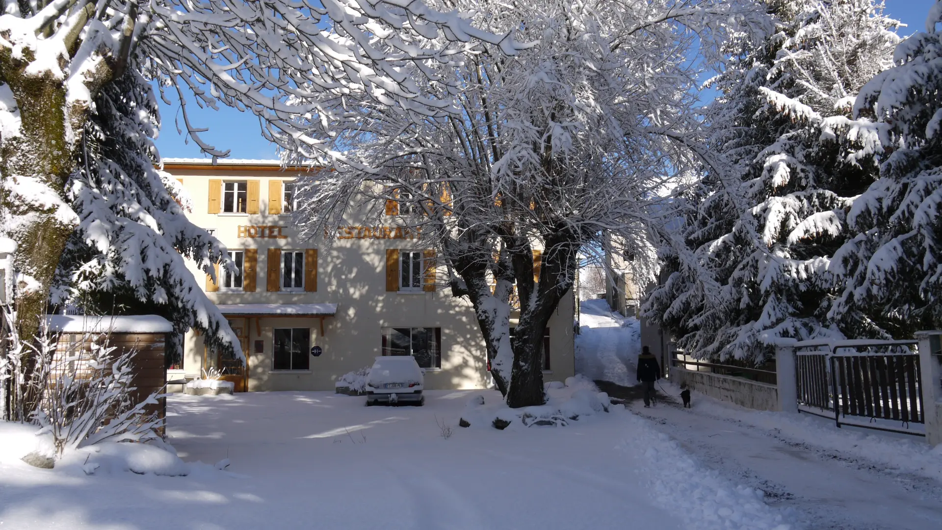 Centre de vacances le Torrent en hiver.